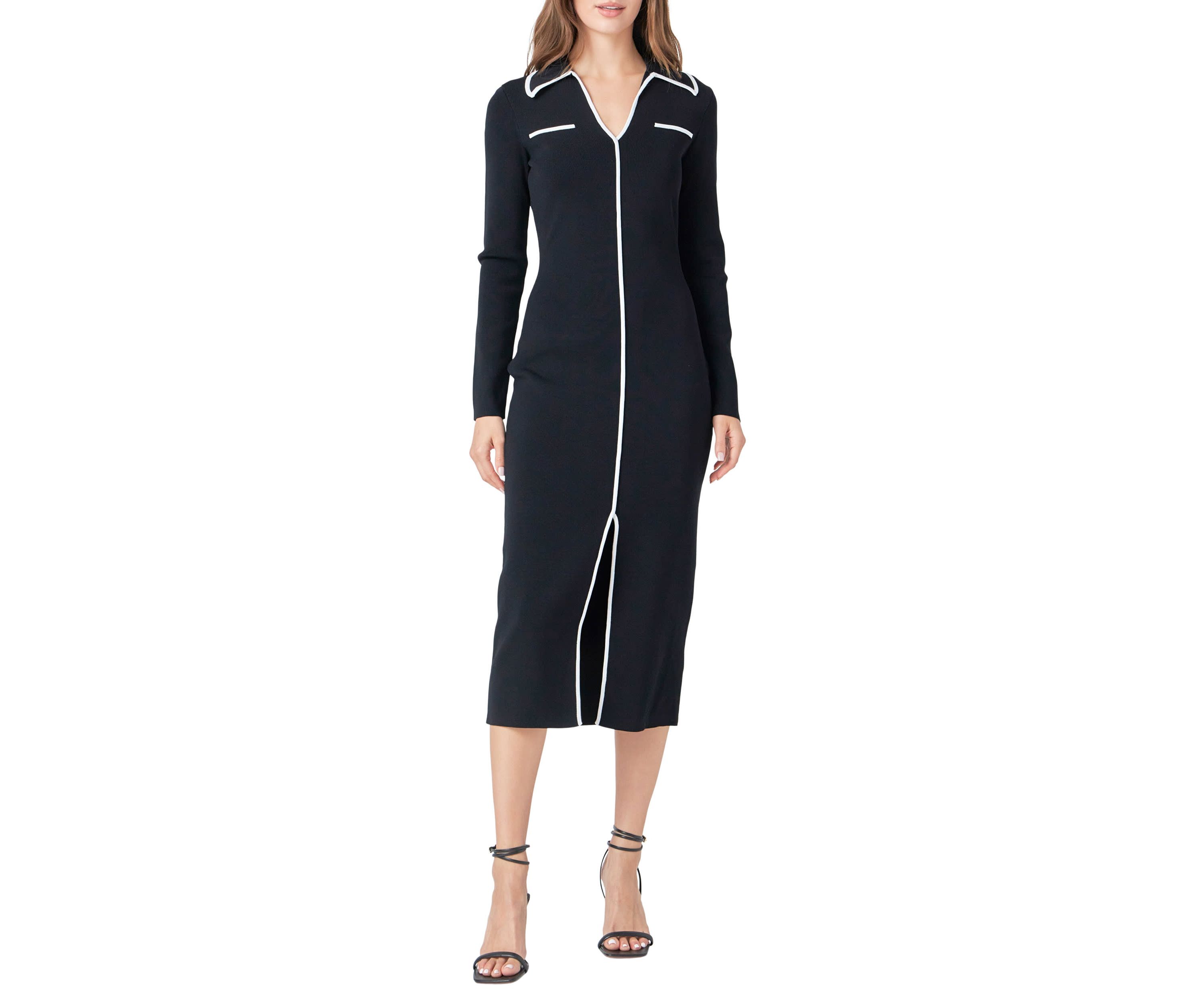 Binded Midi Dress