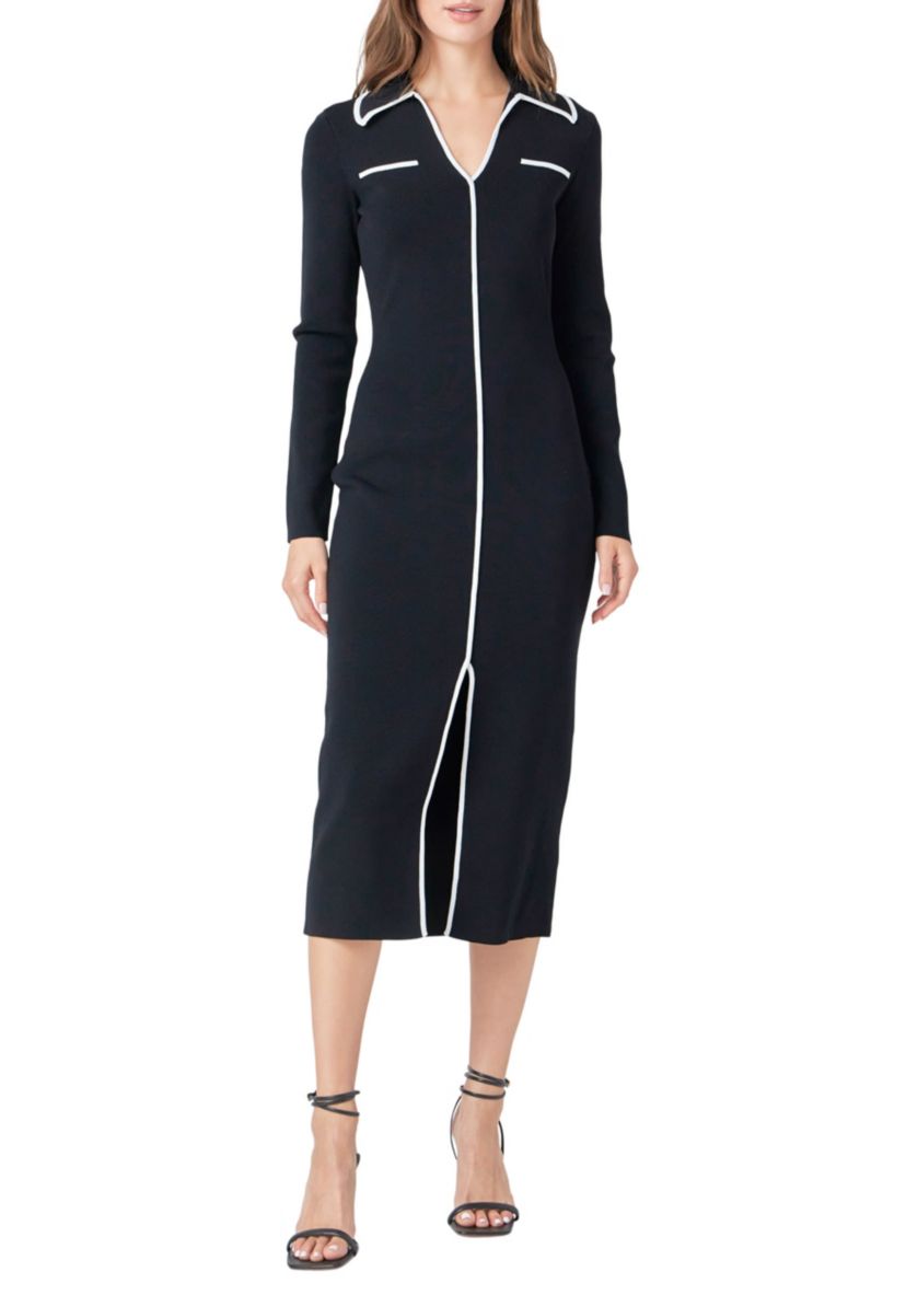 Binded Midi Dress