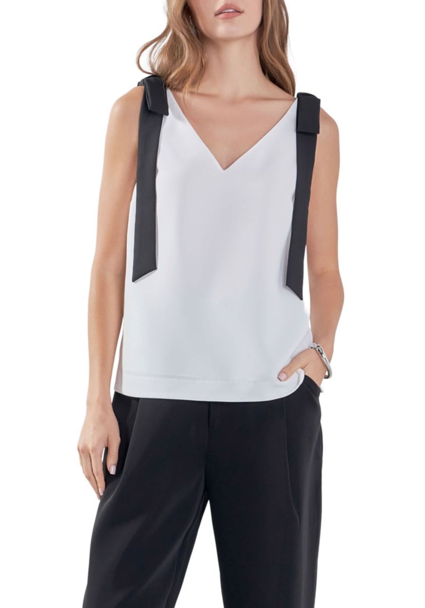 Bow Detailed Top