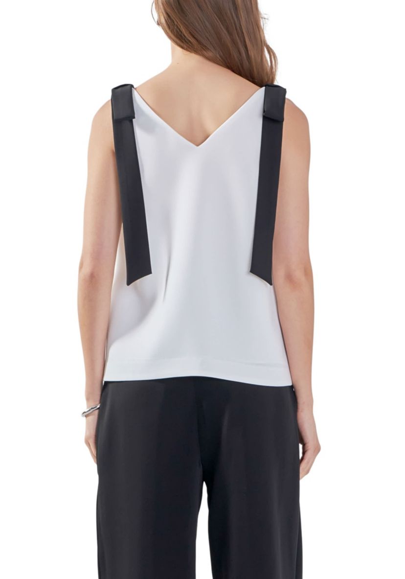 Bow Detailed Top