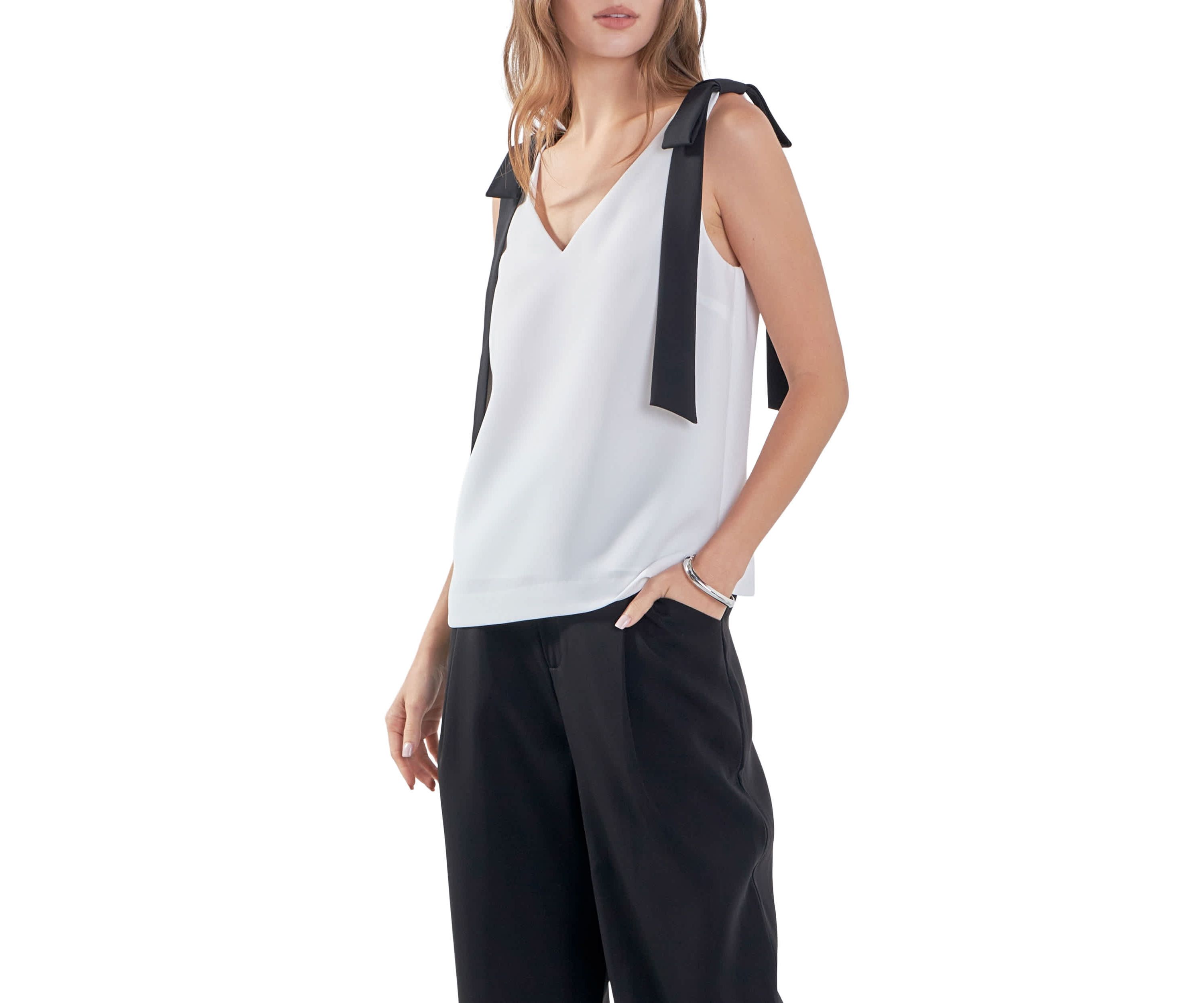 Bow Detailed Top