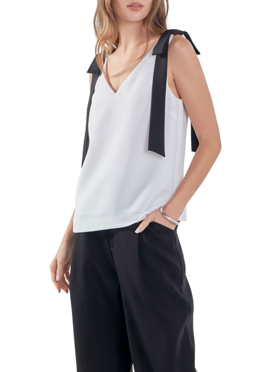 Bow Detailed Top