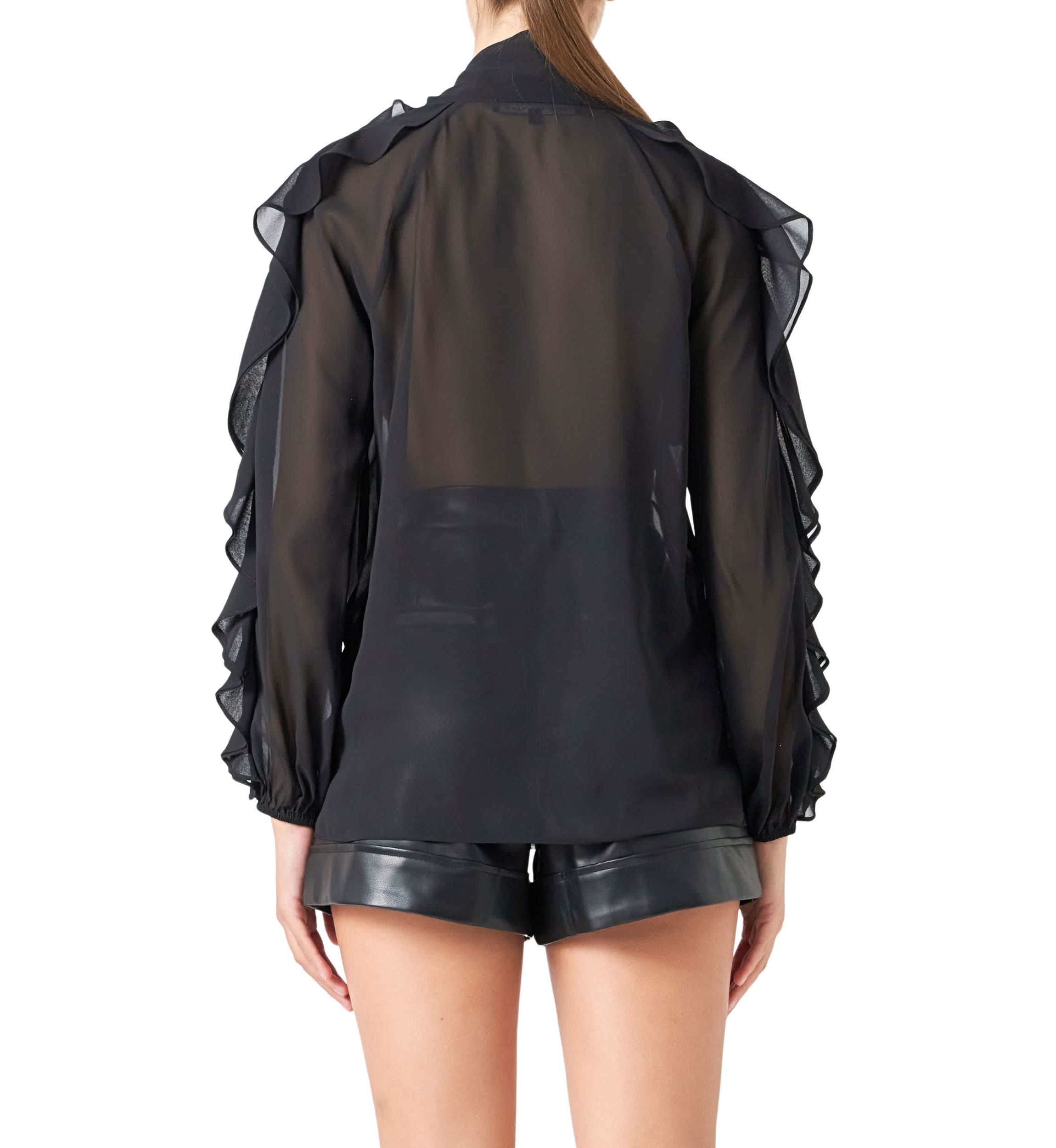 Chiffon Peekaboo Top