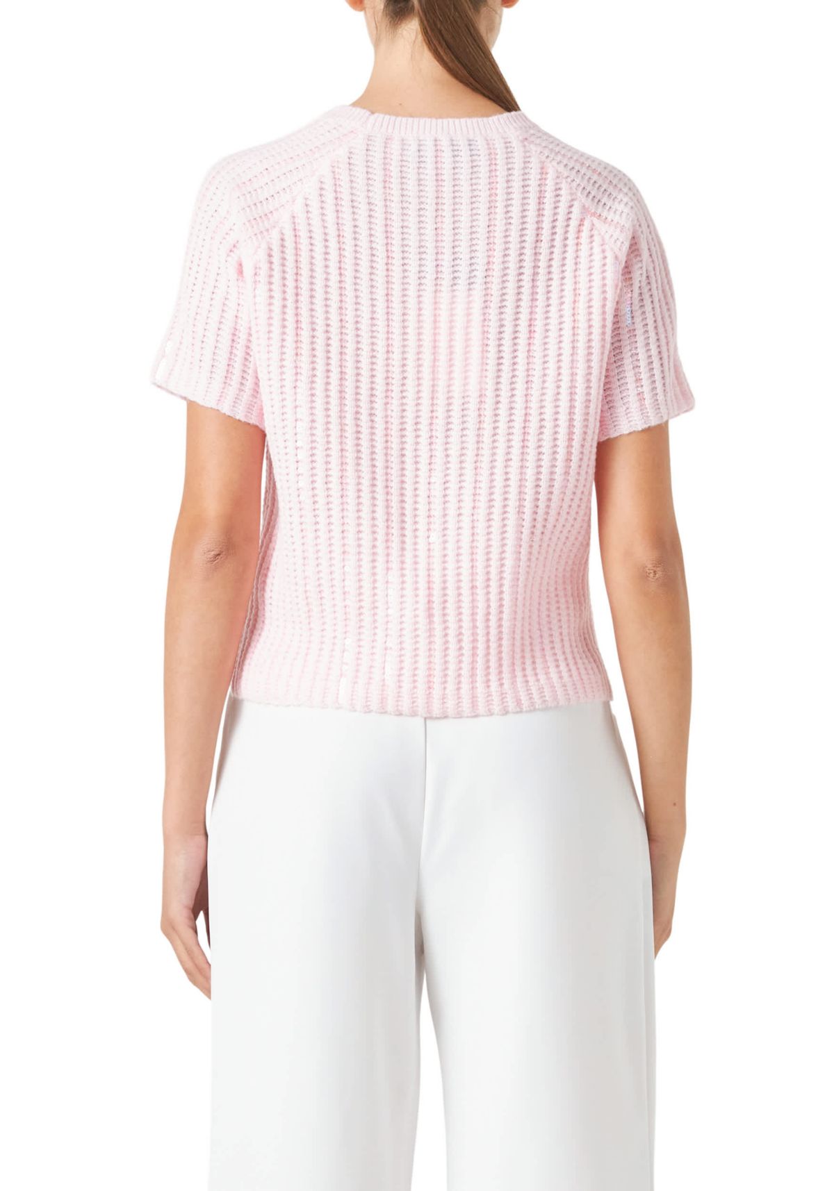 Sequins Sweater Top