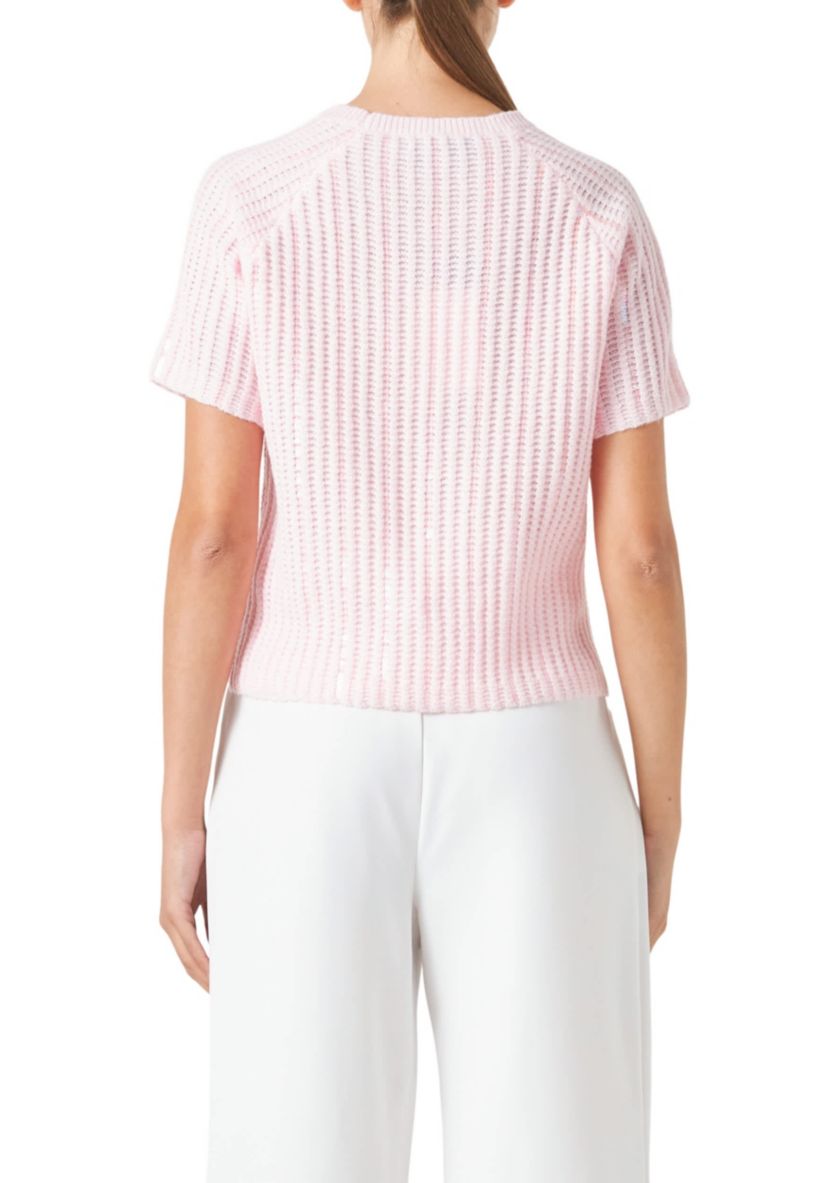 Sequins Sweater Top