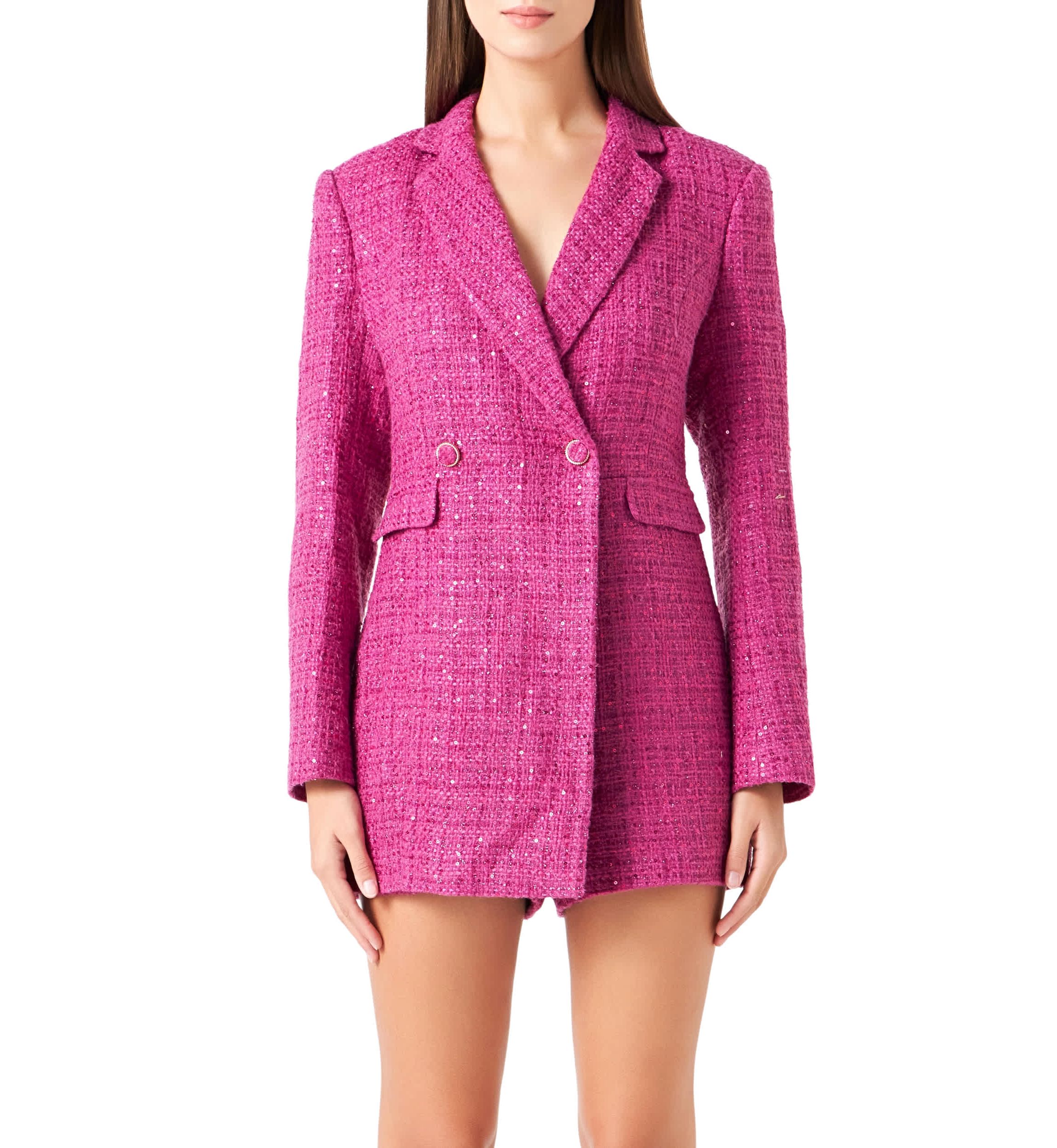 Tweed Blazer Romper