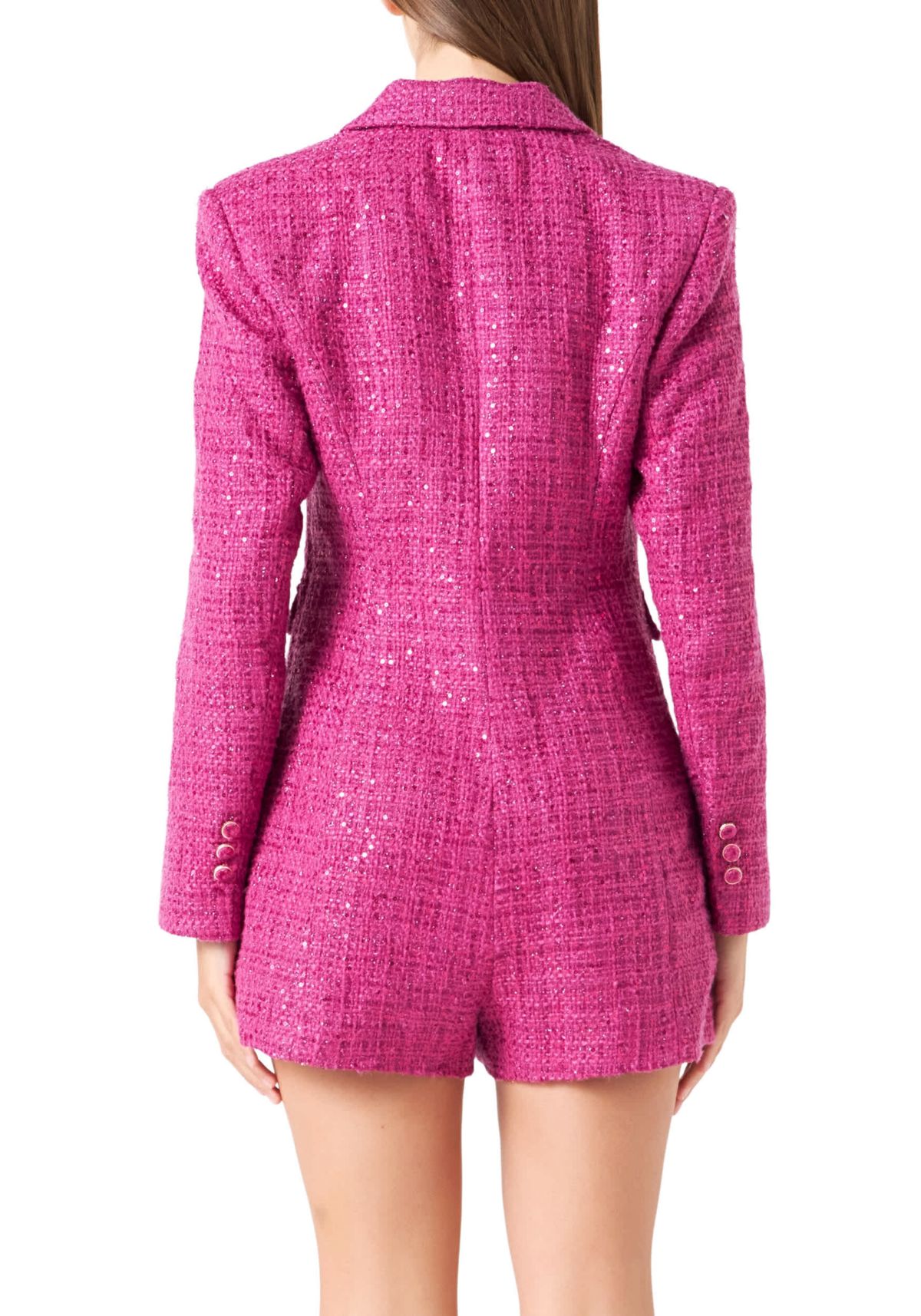 Tweed Blazer Romper