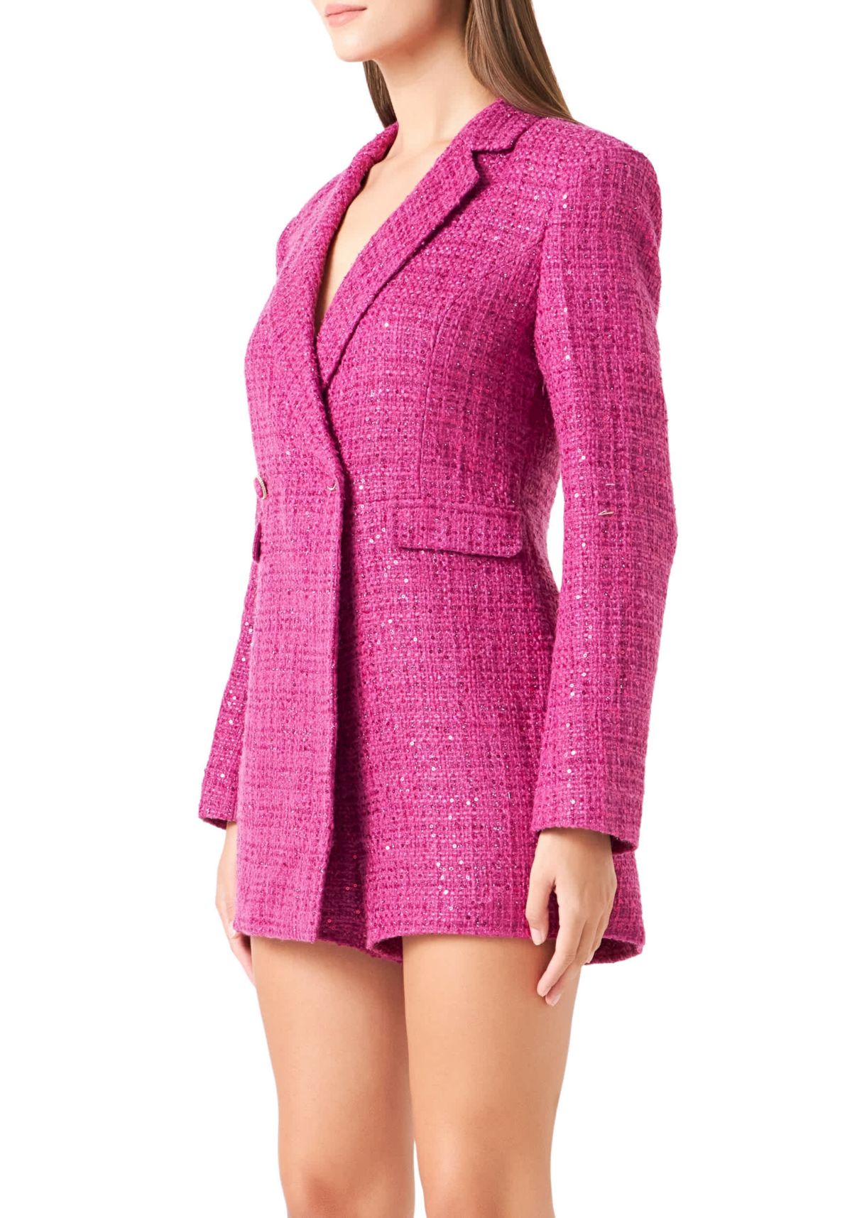 Tweed Blazer Romper