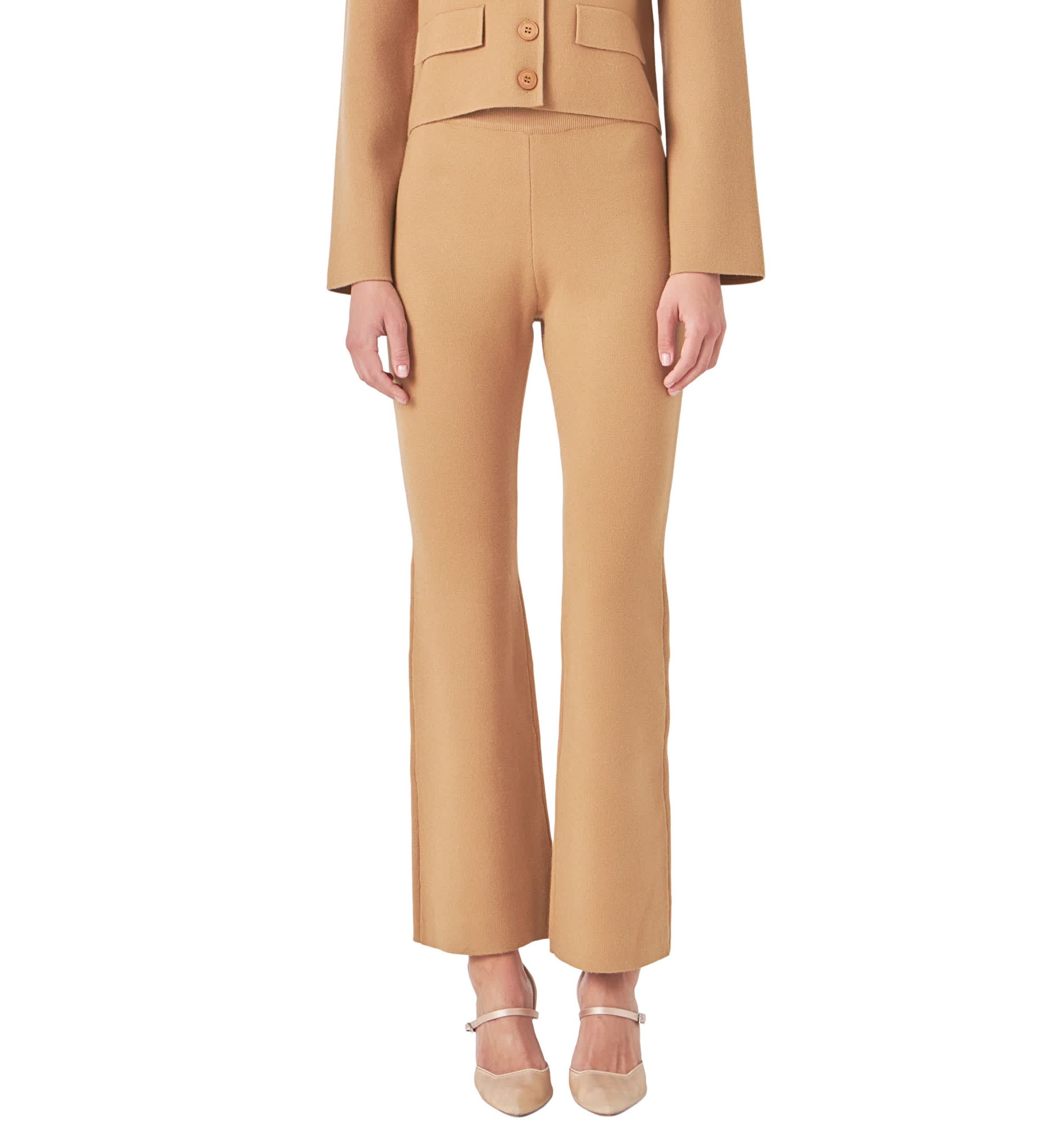 Knit Fitted Pants