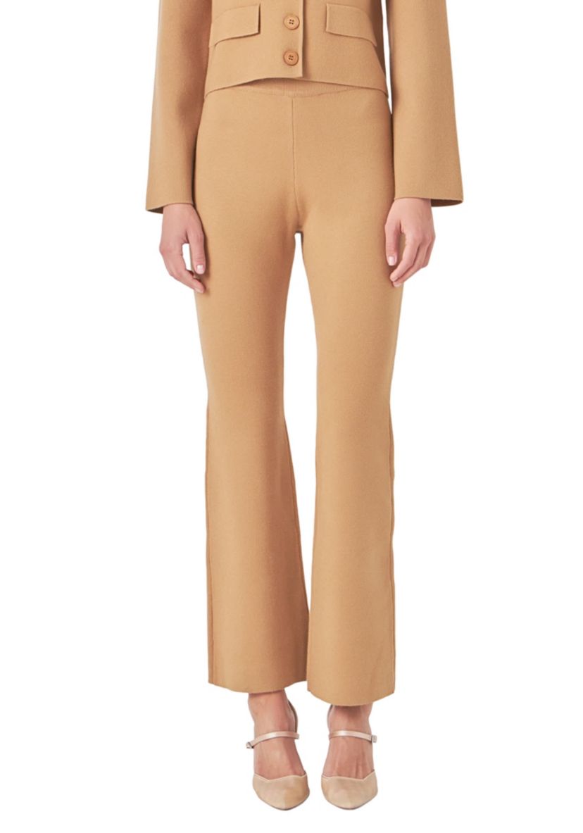 Knit Fitted Pants