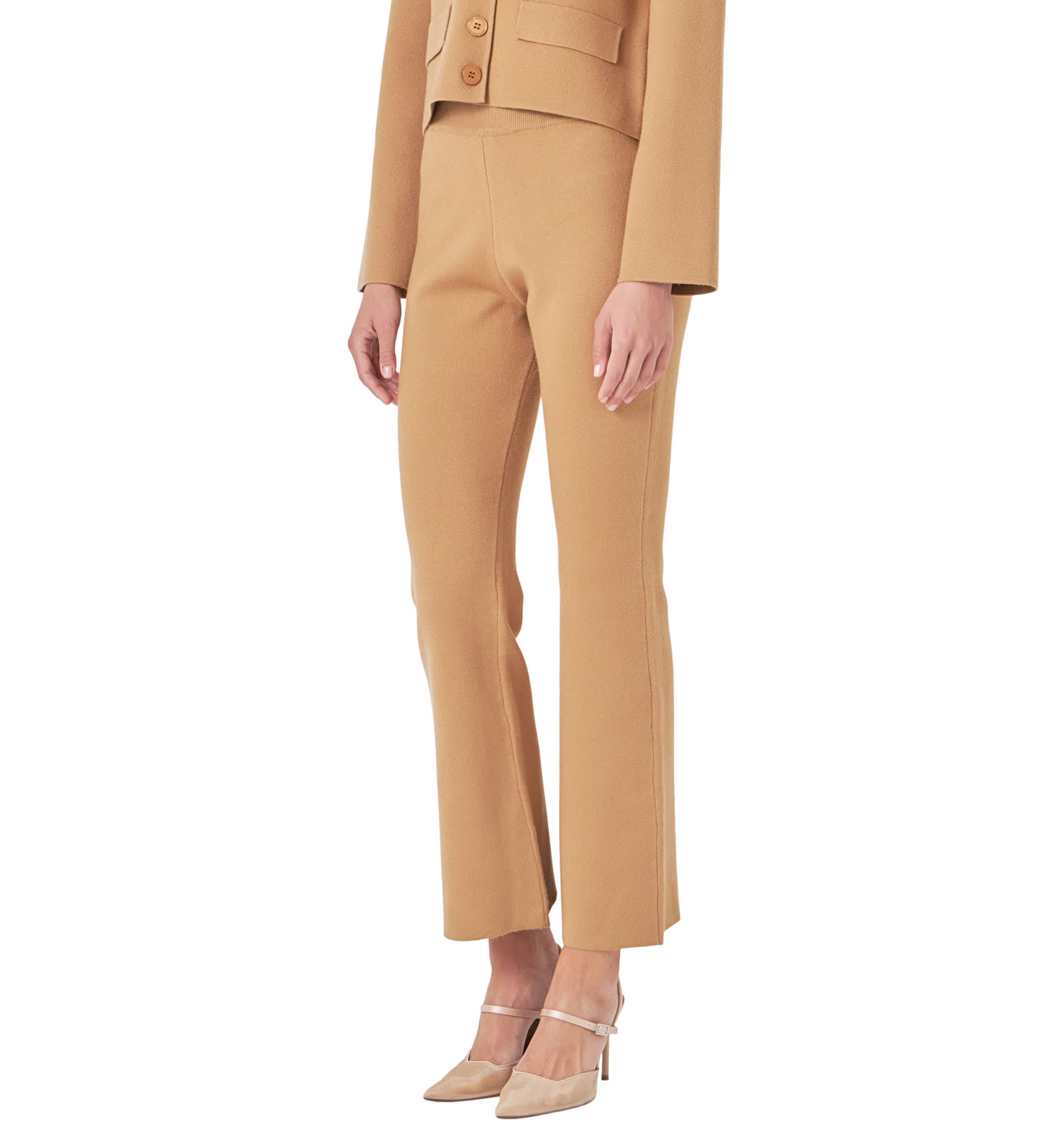 Knit Fitted Pants