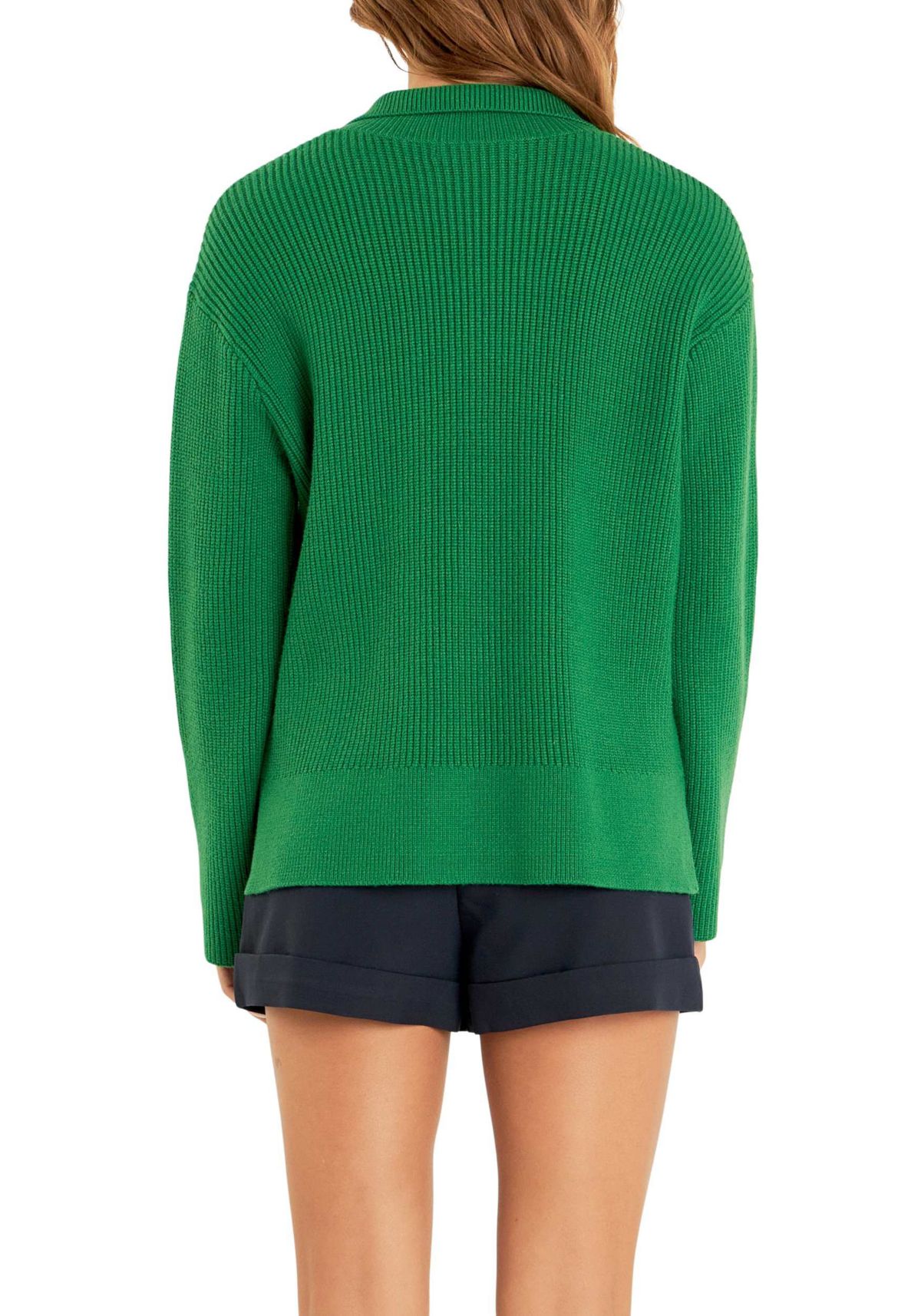 Zip Collared Sweater