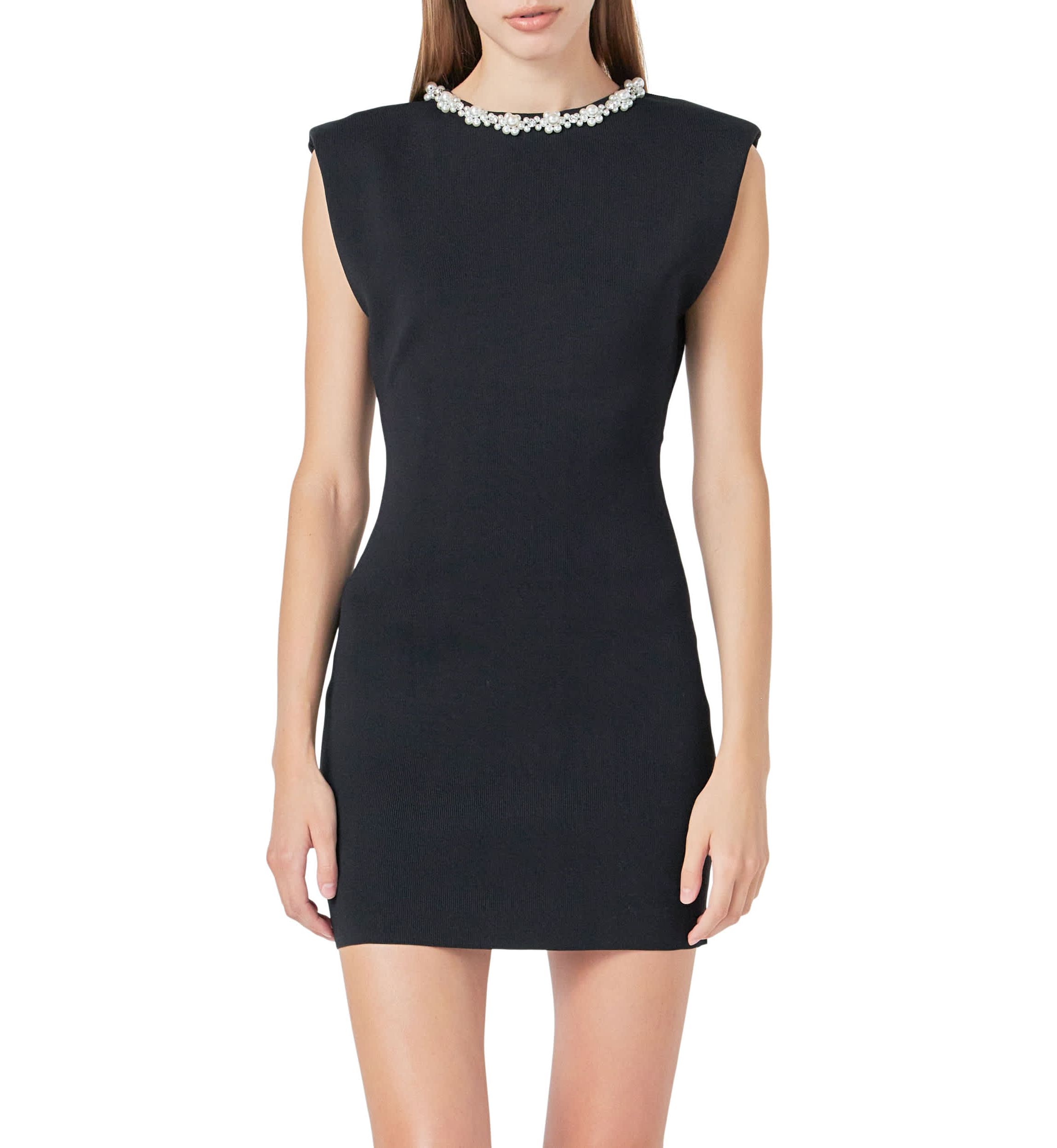 Embellished Mini Dress