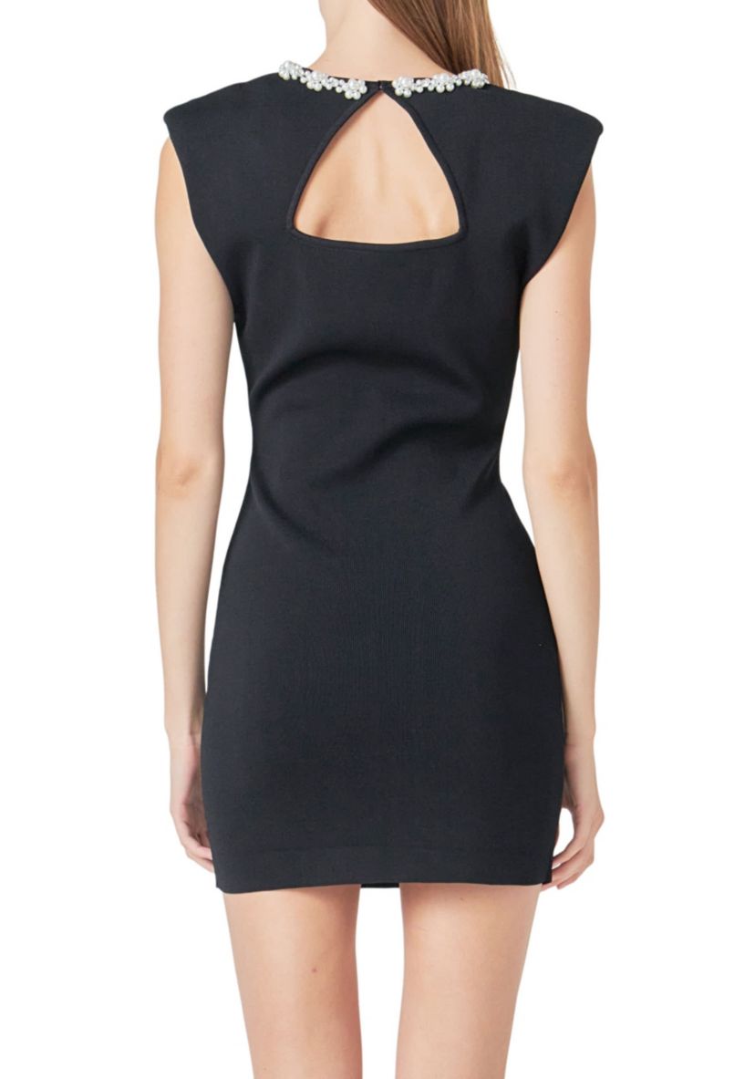 Embellished Mini Dress
