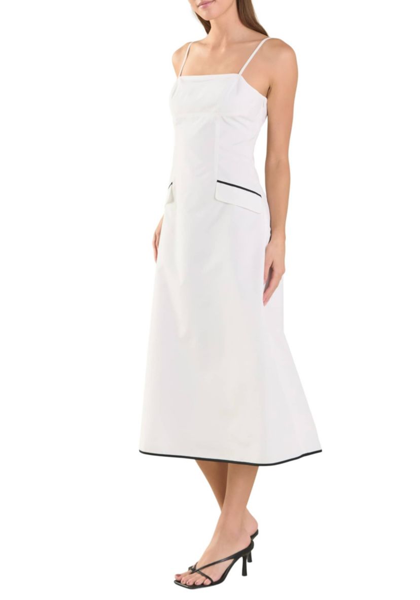 Pocket Detail Midi Dress