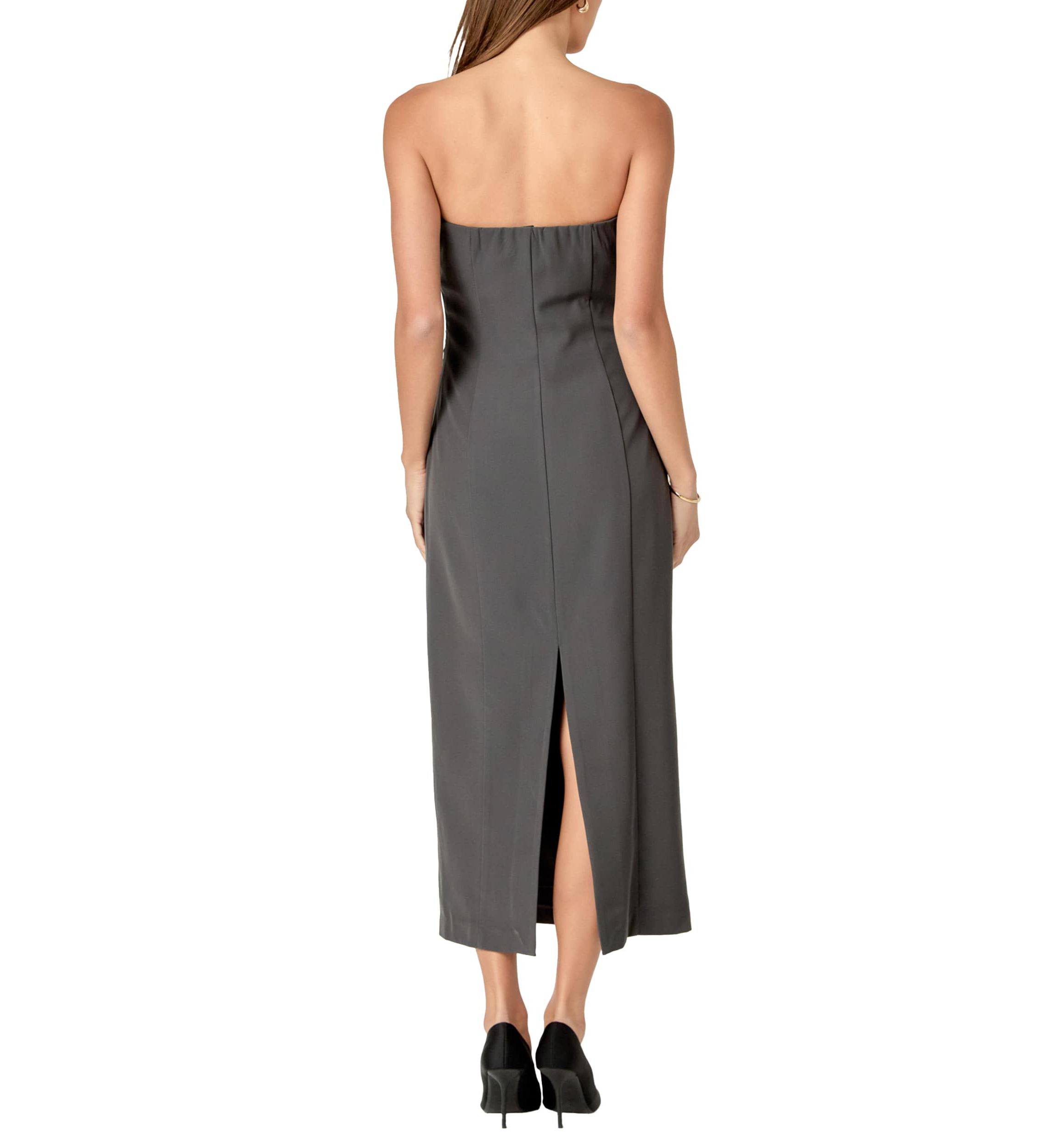 Strapless Column Maxi Dress