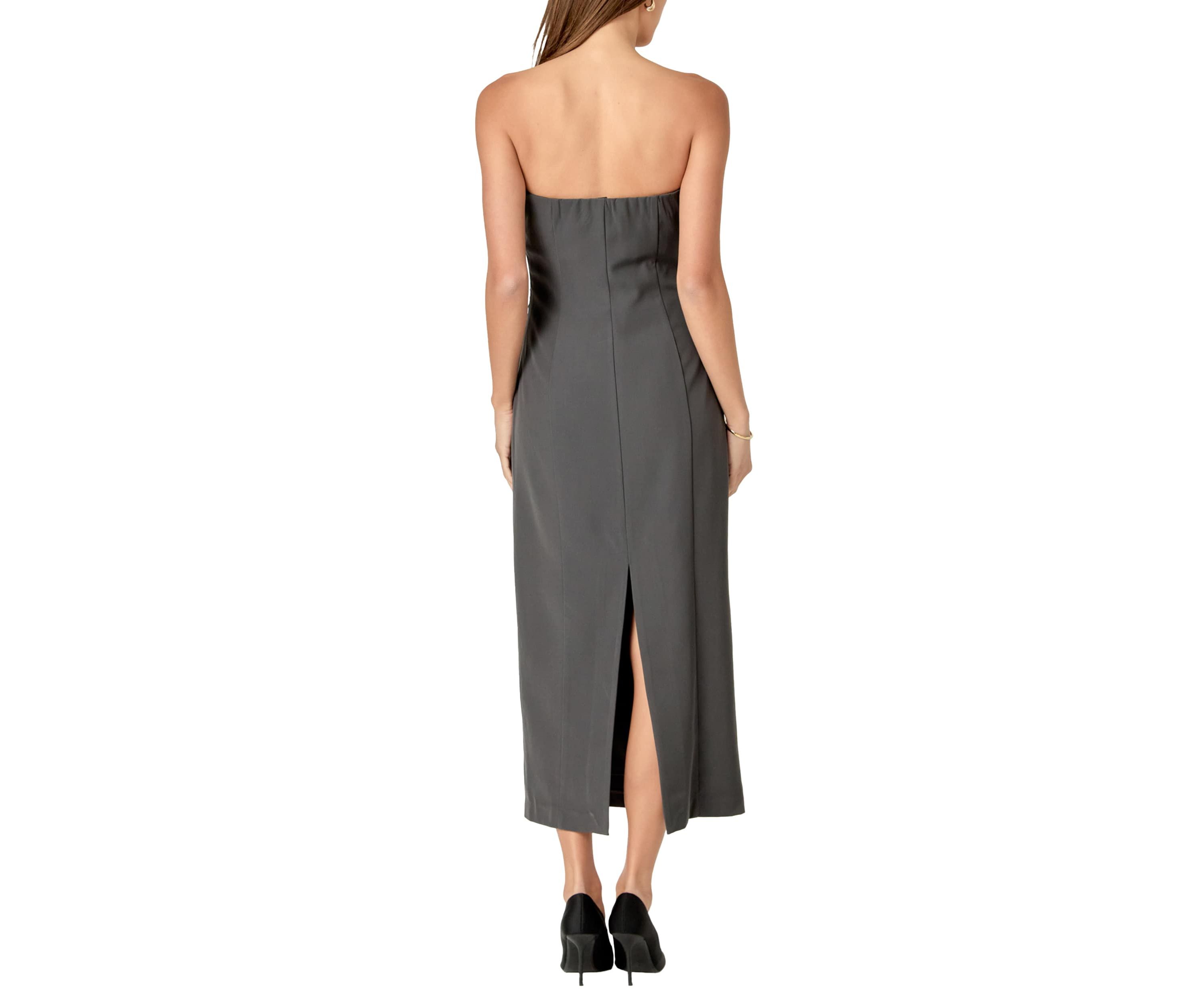 Strapless Column Maxi Dress