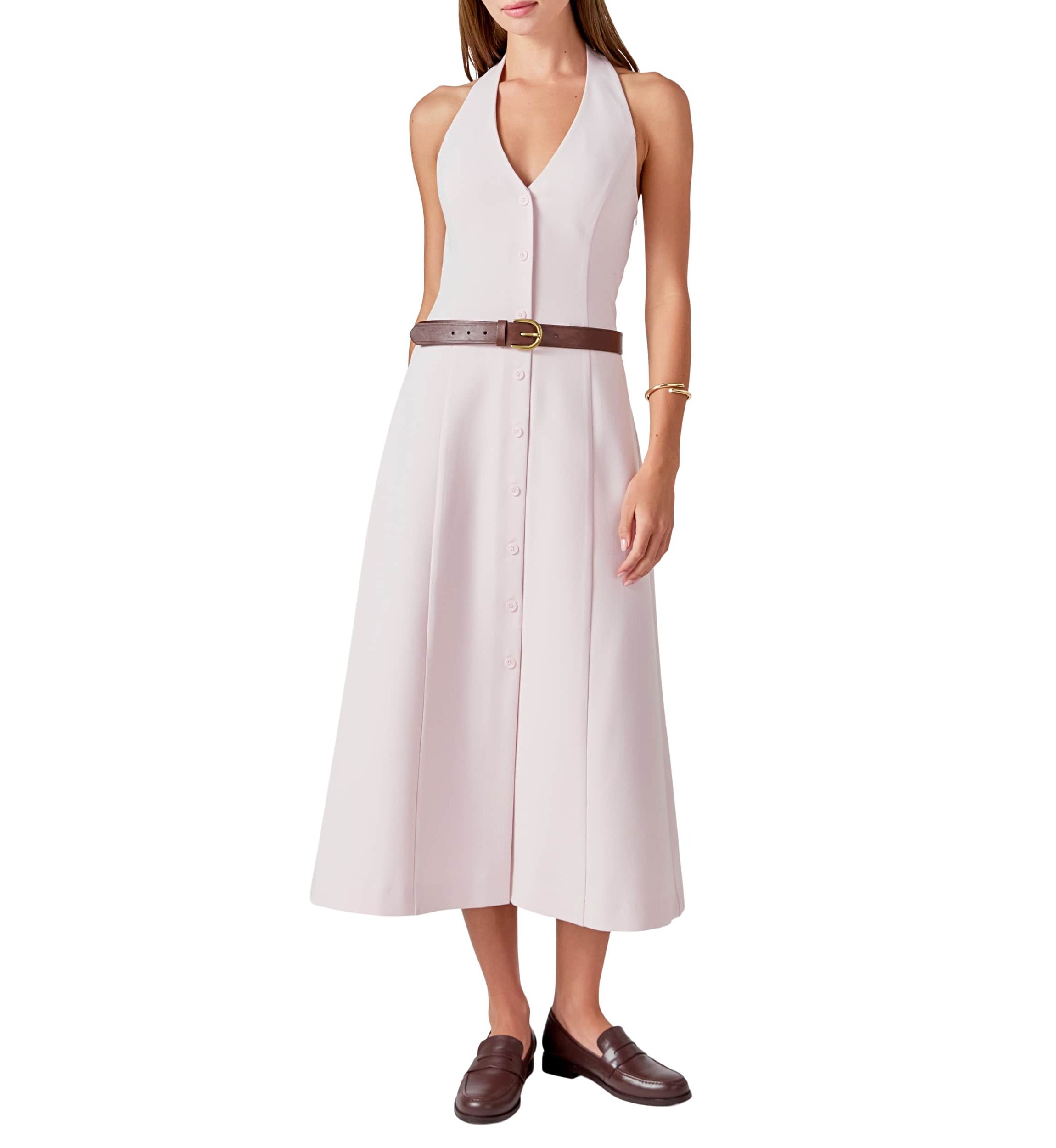Halter Midi Dress