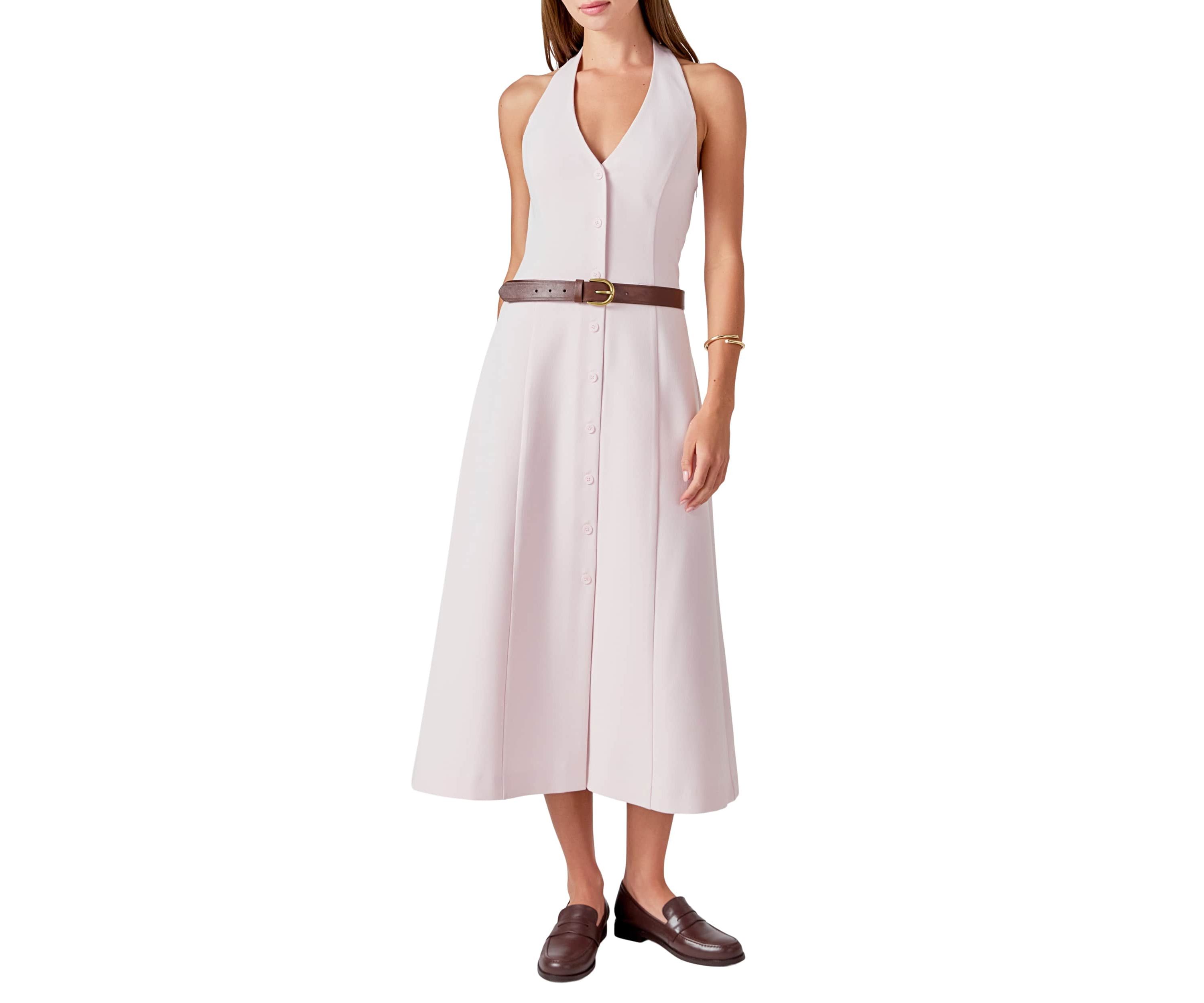Halter Midi Dress