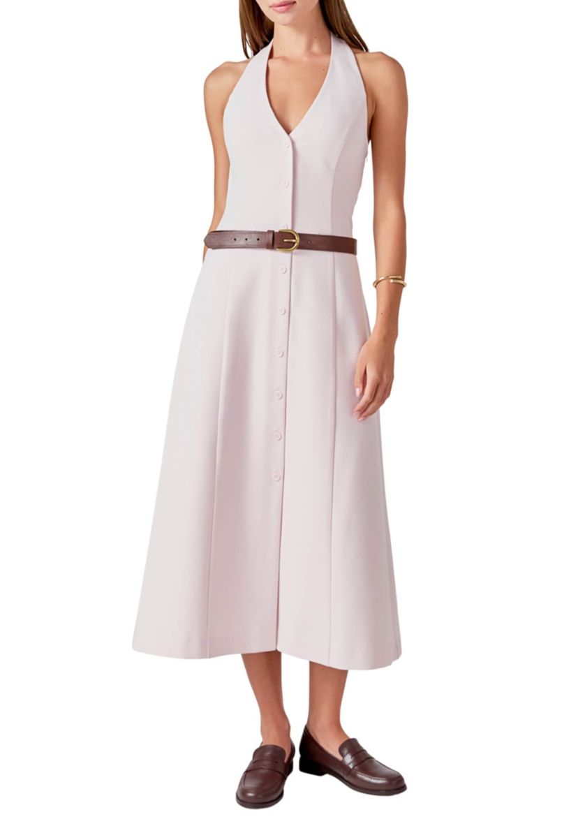 Halter Midi Dress
