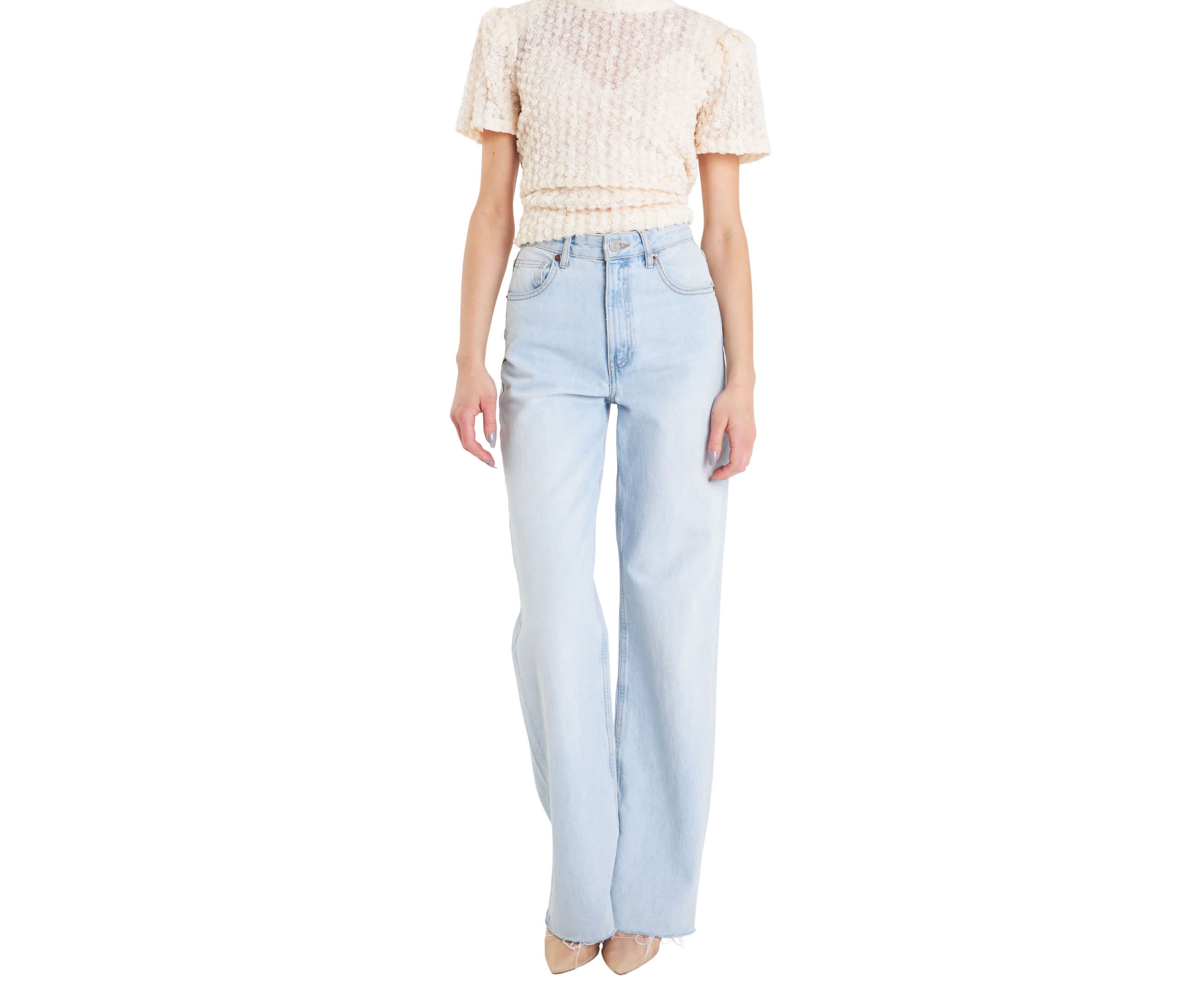 Textured Mock Neck Top