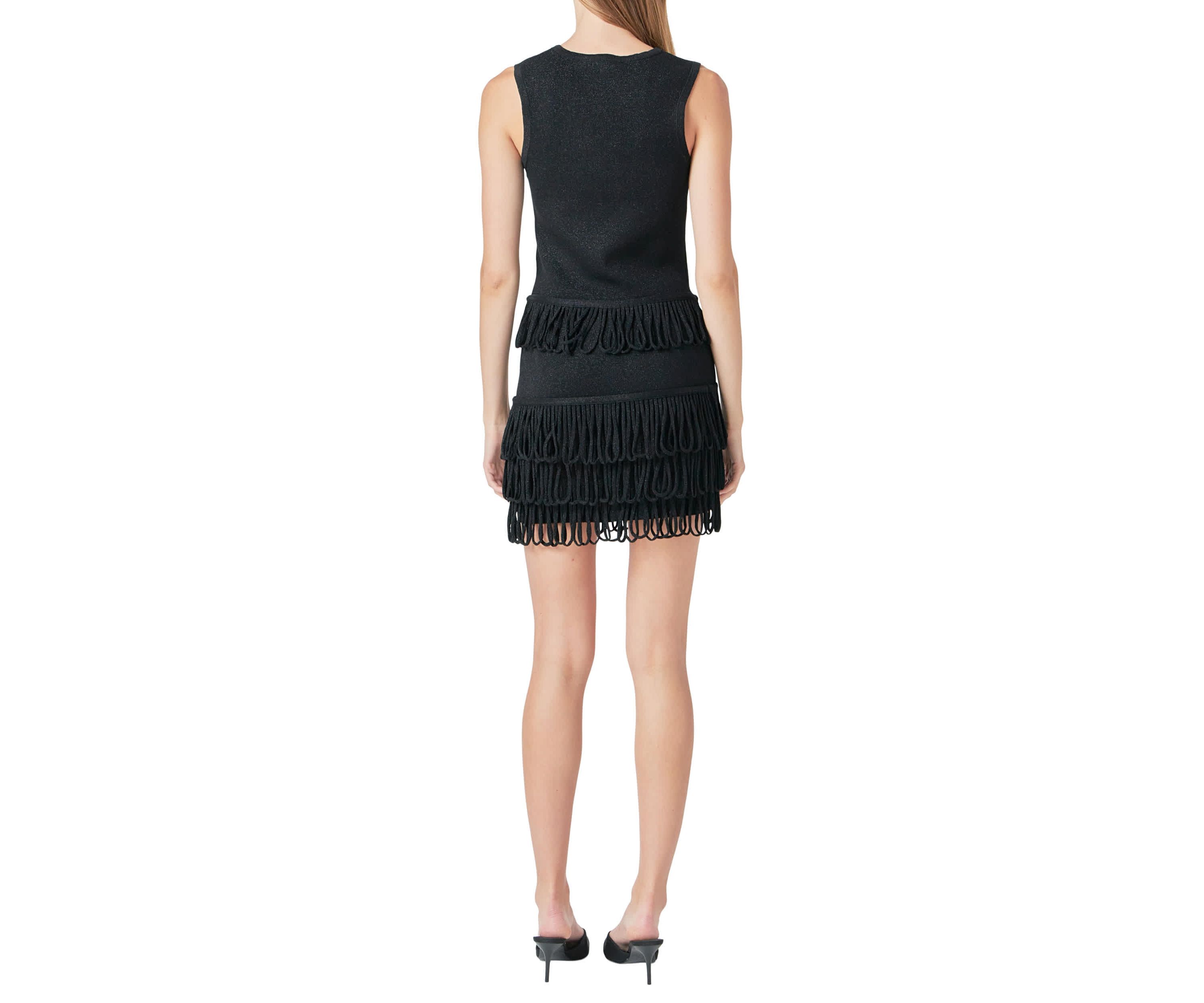 Lurex Knit Loop Top