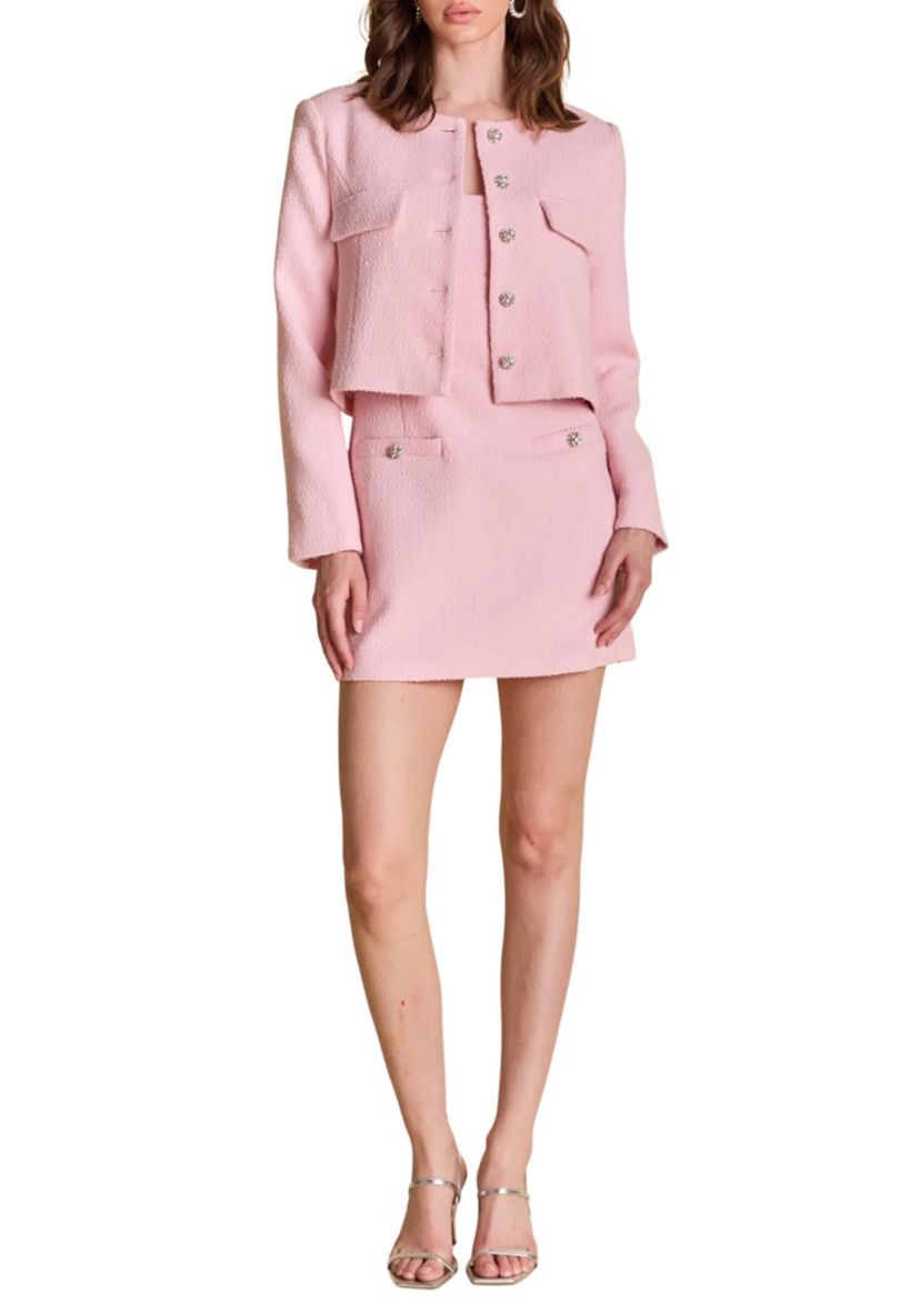 Tweed Buttoned Jacket