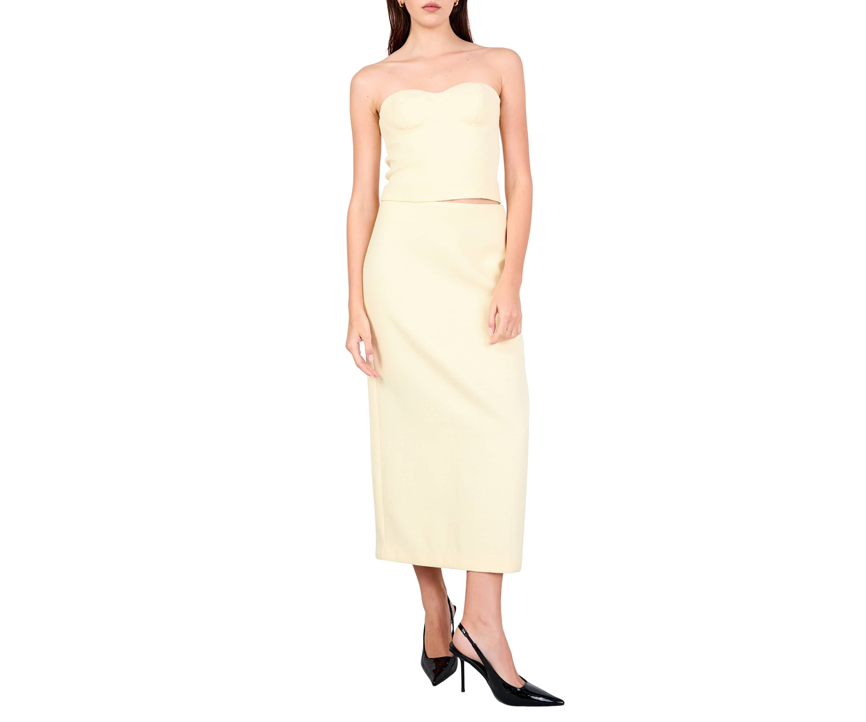 Tweed Midi Skirt
