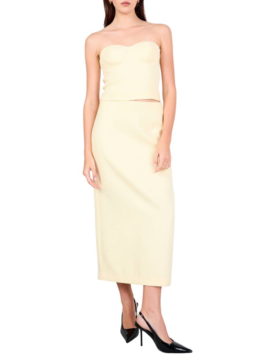 Tweed Midi Skirt