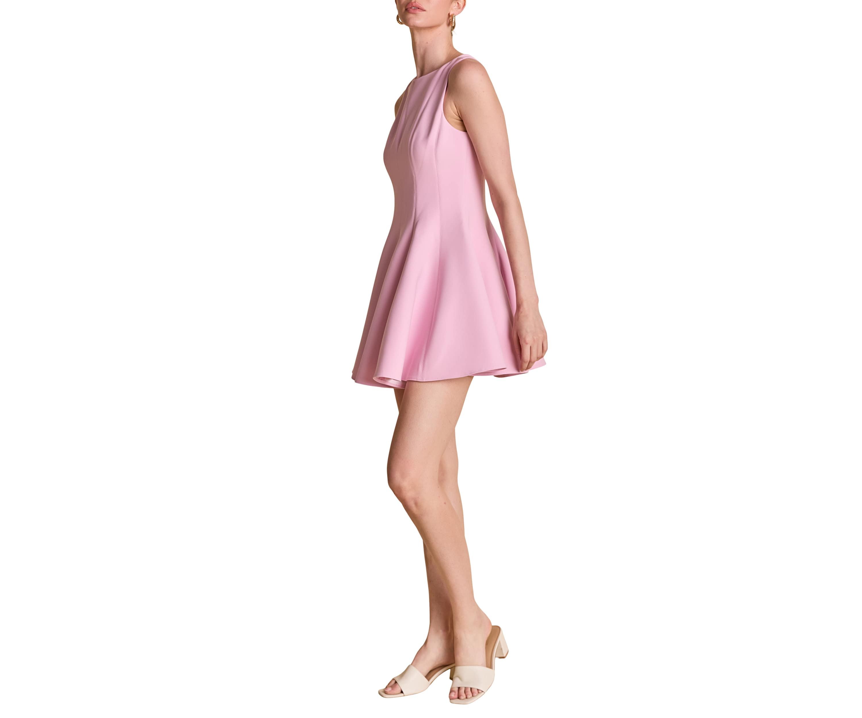 Flounced Mini Dress