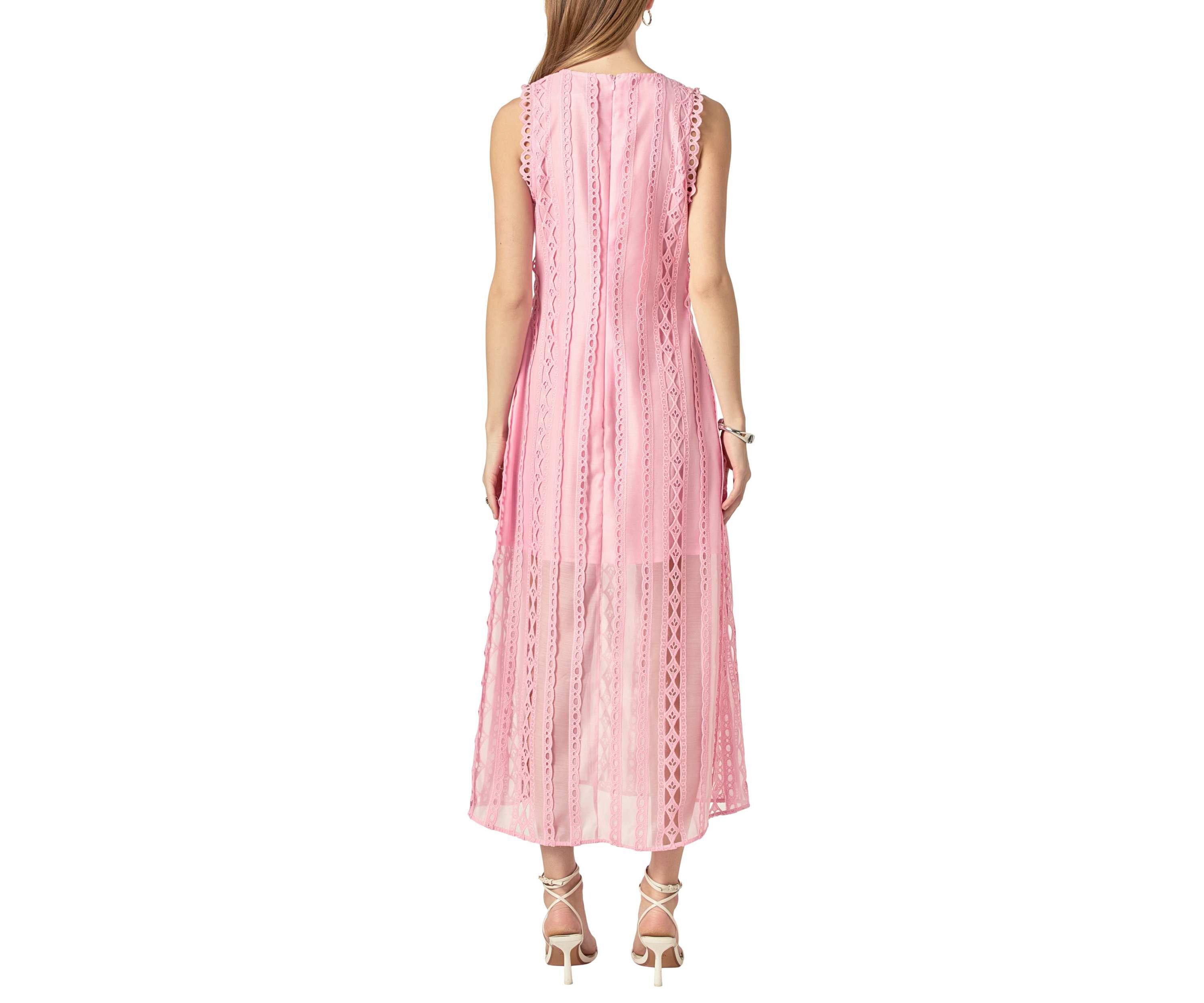 Lace Tiered Midi Dress