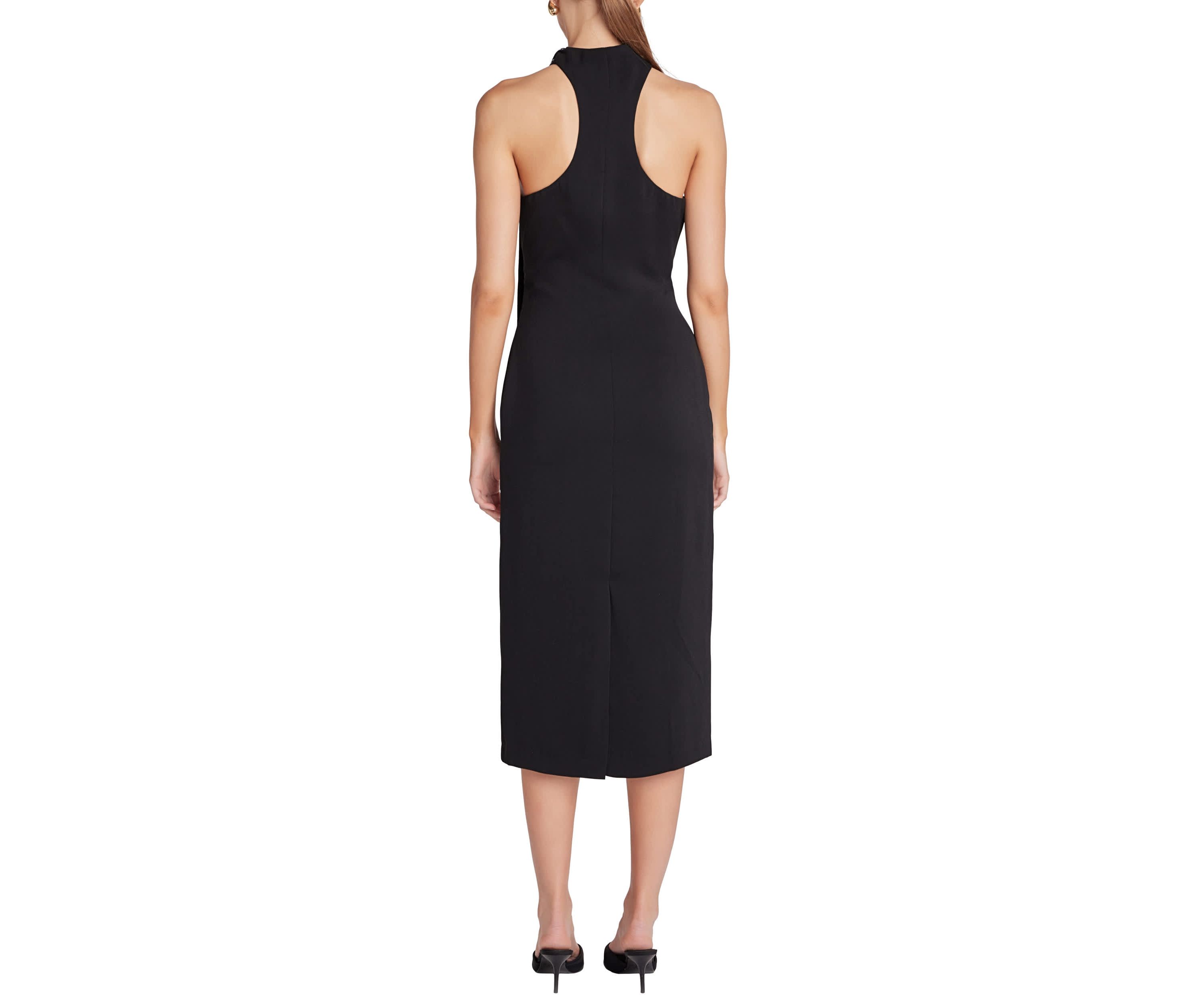 Choker Tie Midi Dress