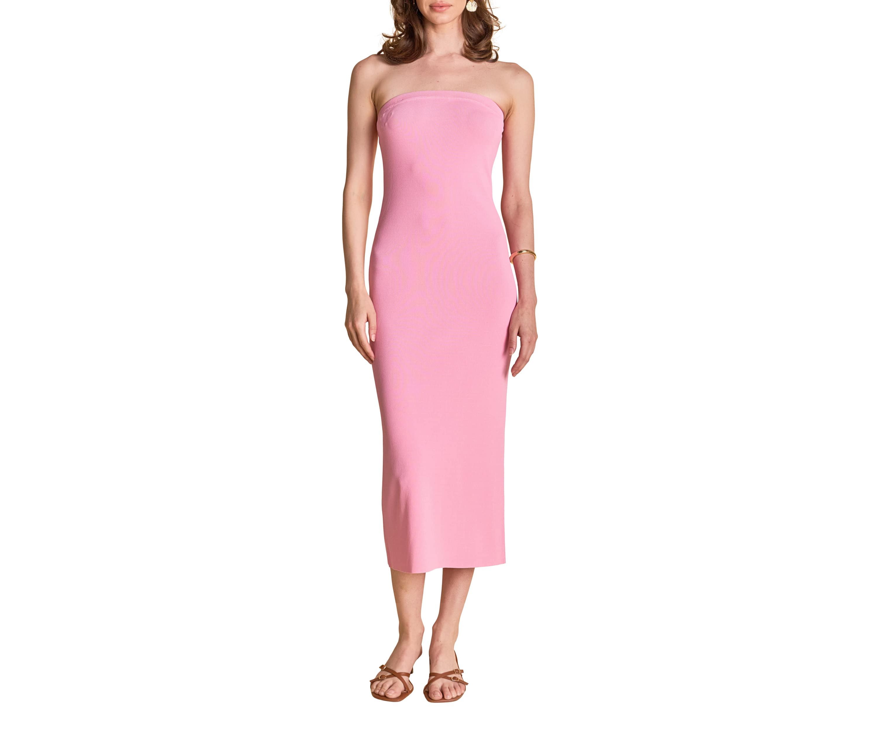 Knit Tube Midi Dress