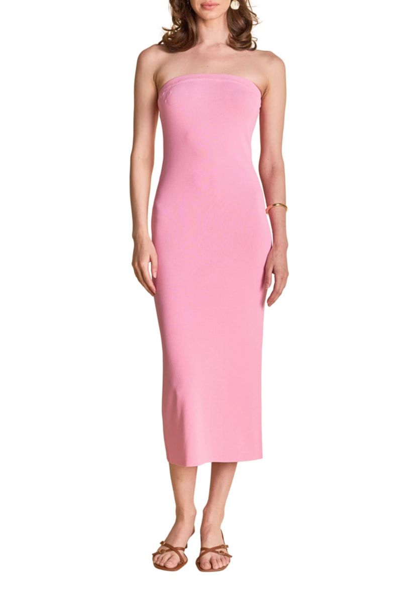 Knit Tube Midi Dress