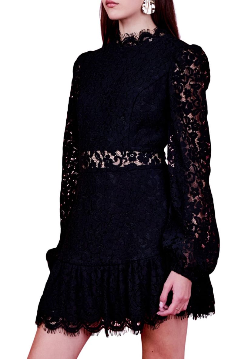 Laced Cutout Mini Dress