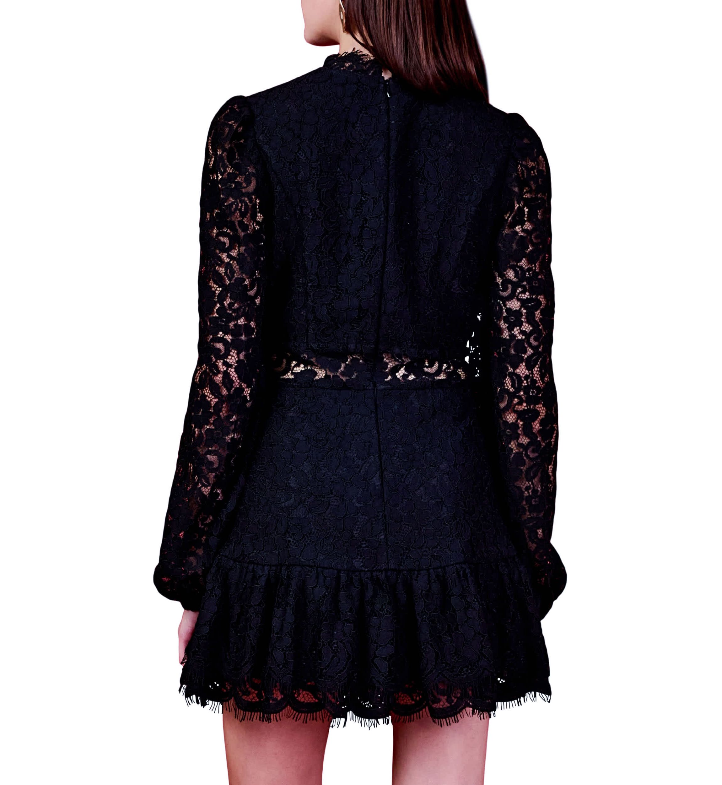 Laced Cutout Mini Dress