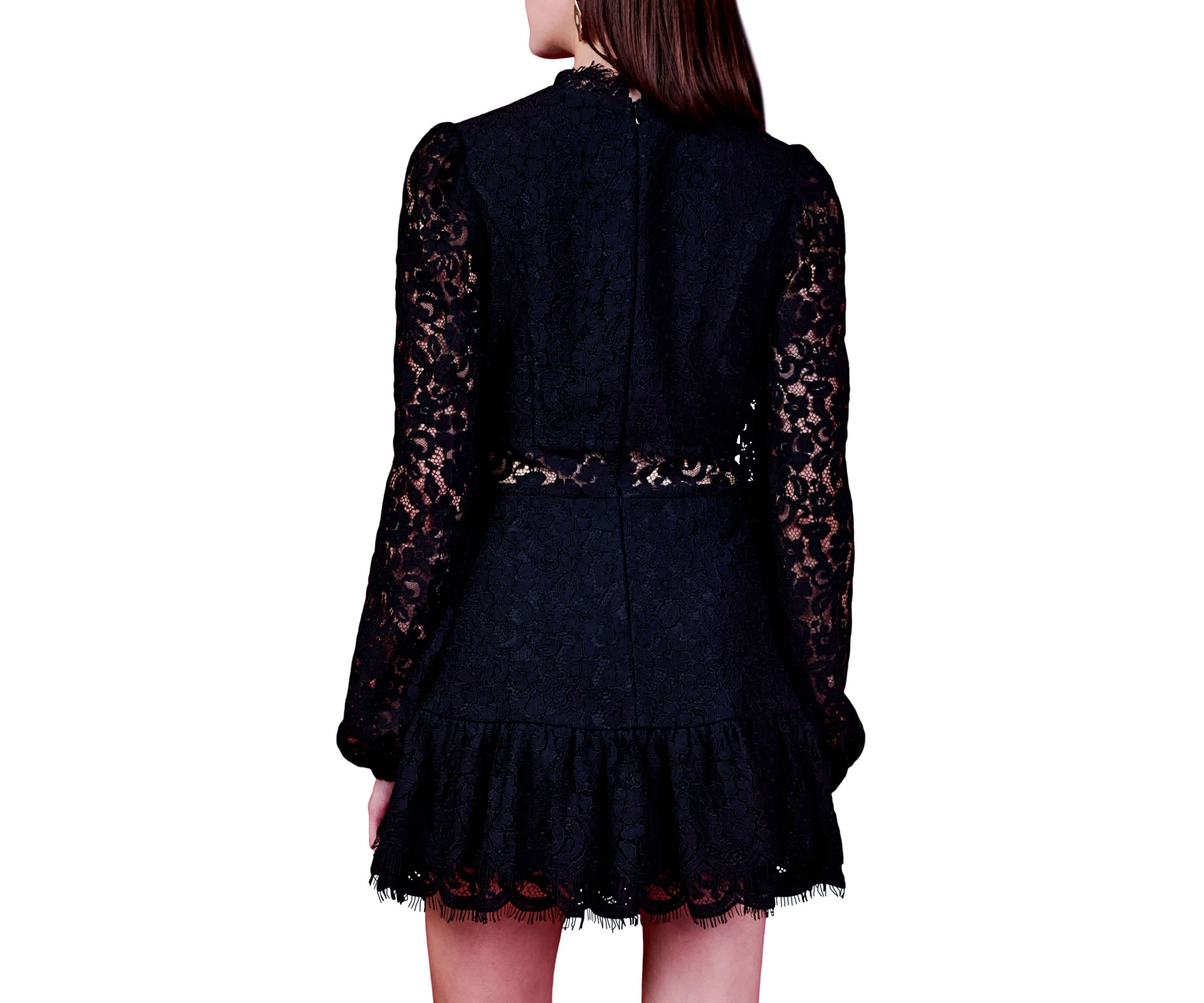 Laced Cutout Mini Dress