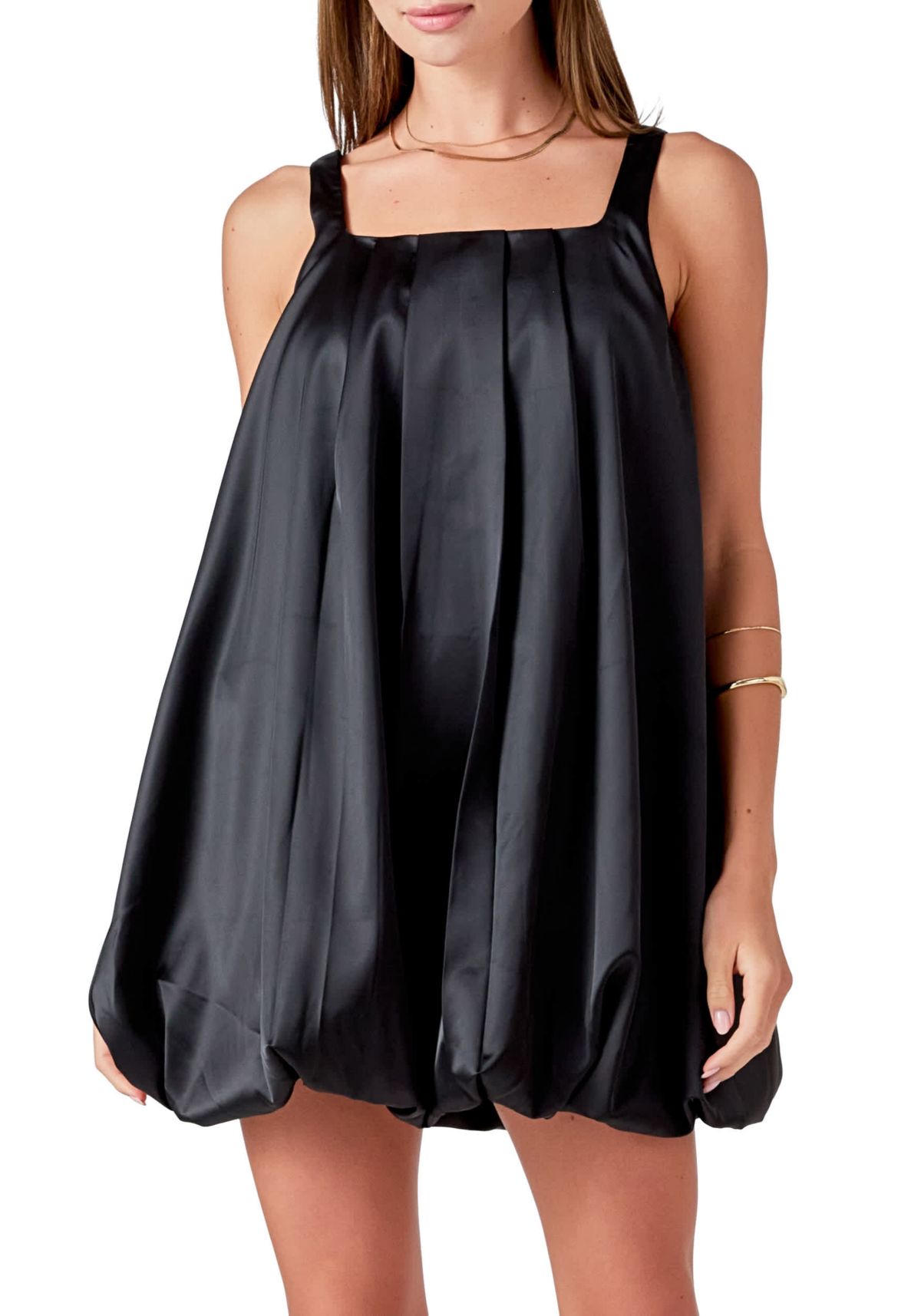 Sleeveless Balloon Mini Dress