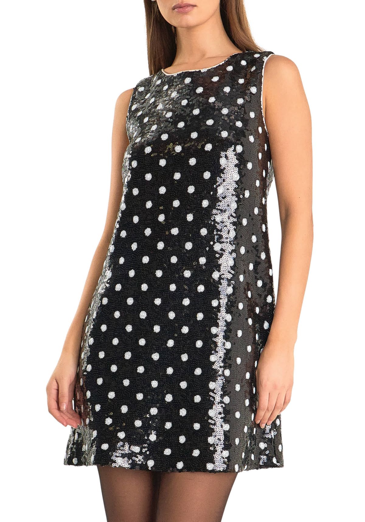 Dot Sequin Mini Dress