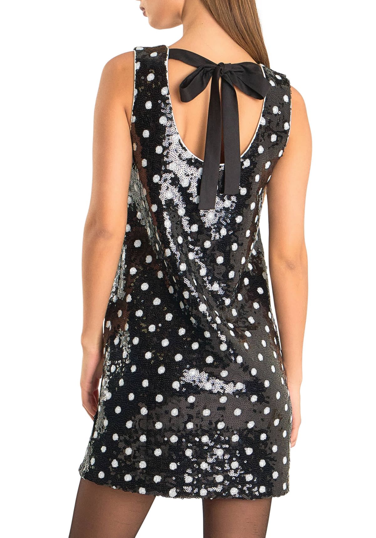 Dot Sequin Mini Dress