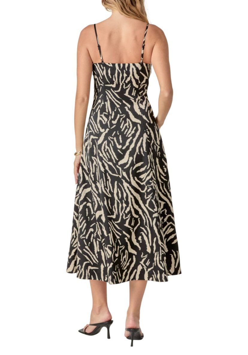 Animal Print Midi Dress