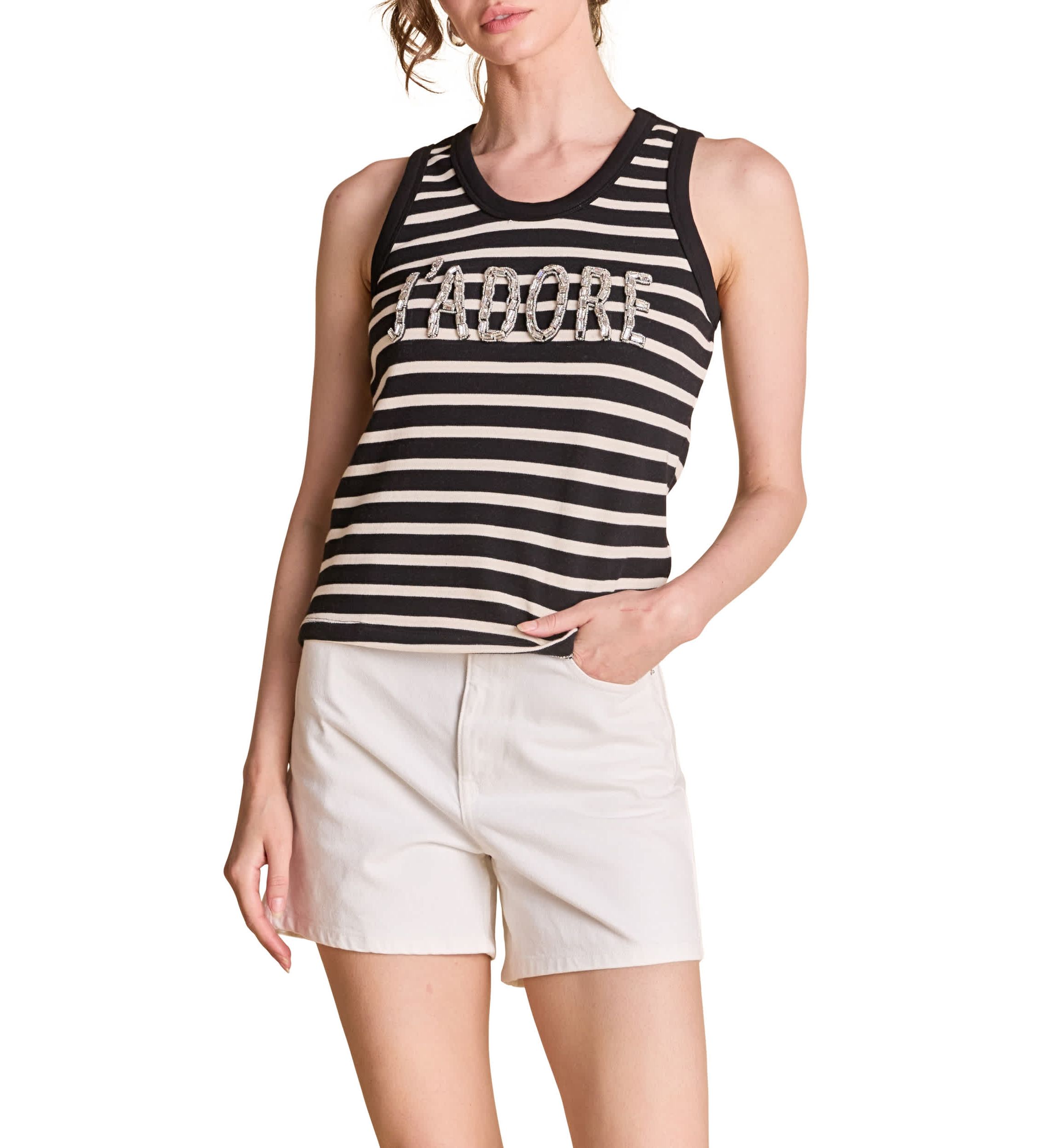 Jadore Striped Tank