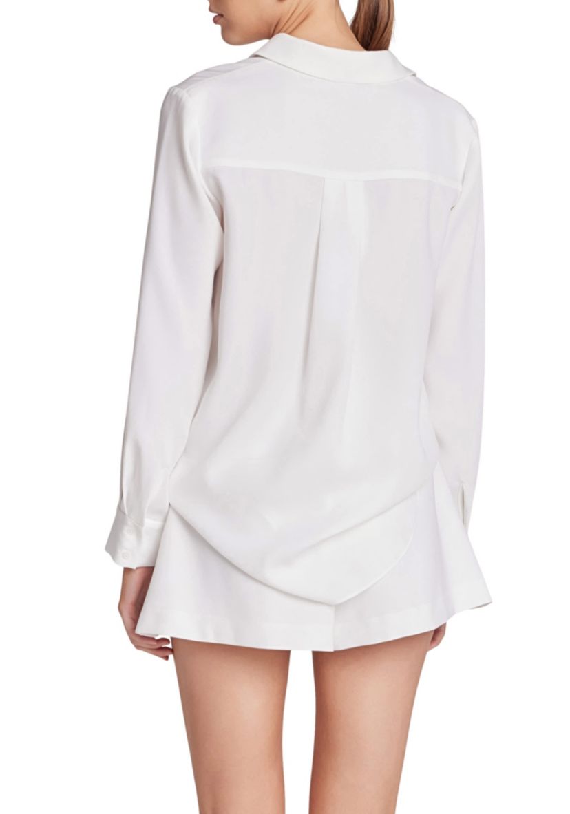 Net Pocket Button Up Shirt
