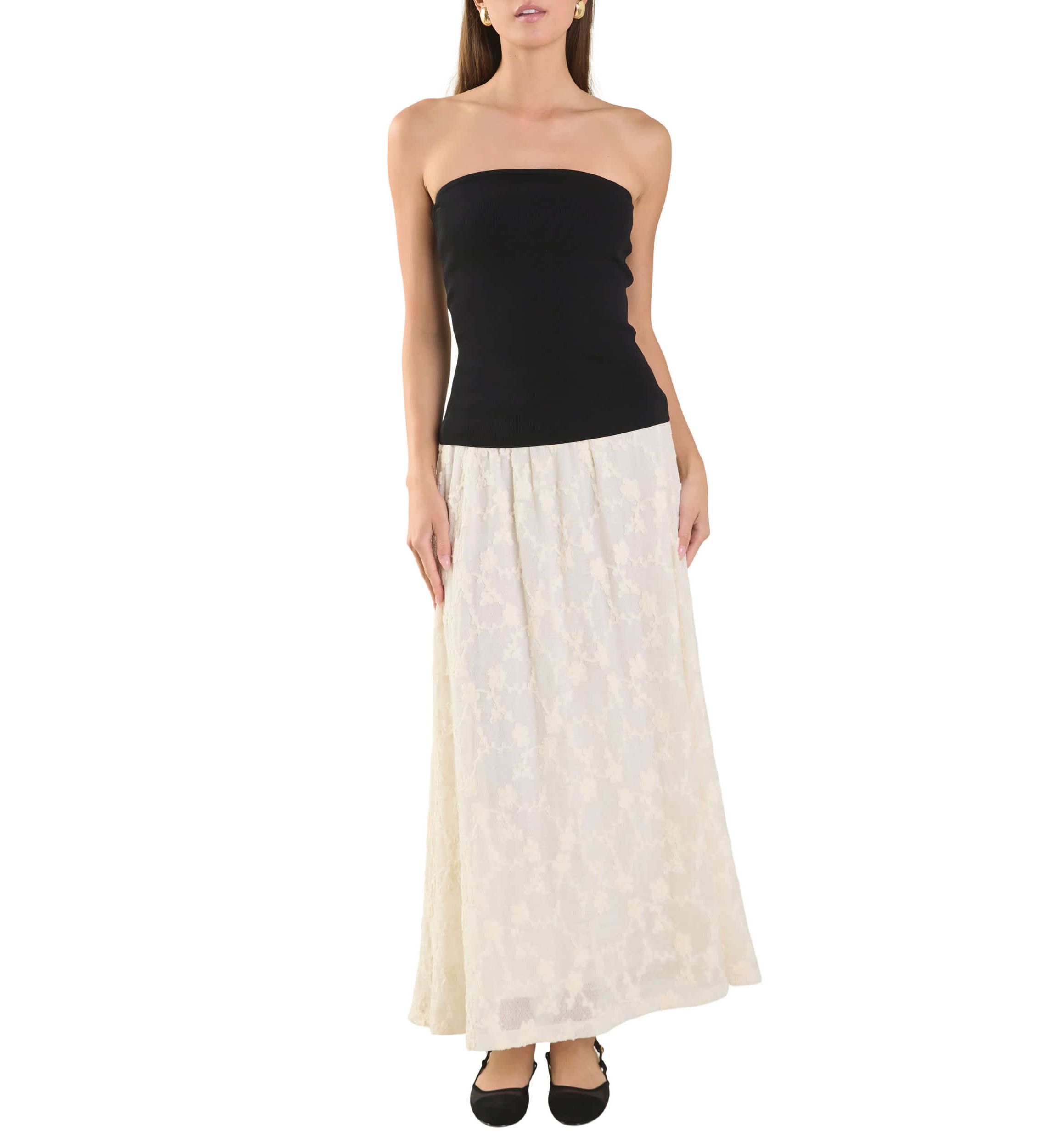 Strapless Knit Top