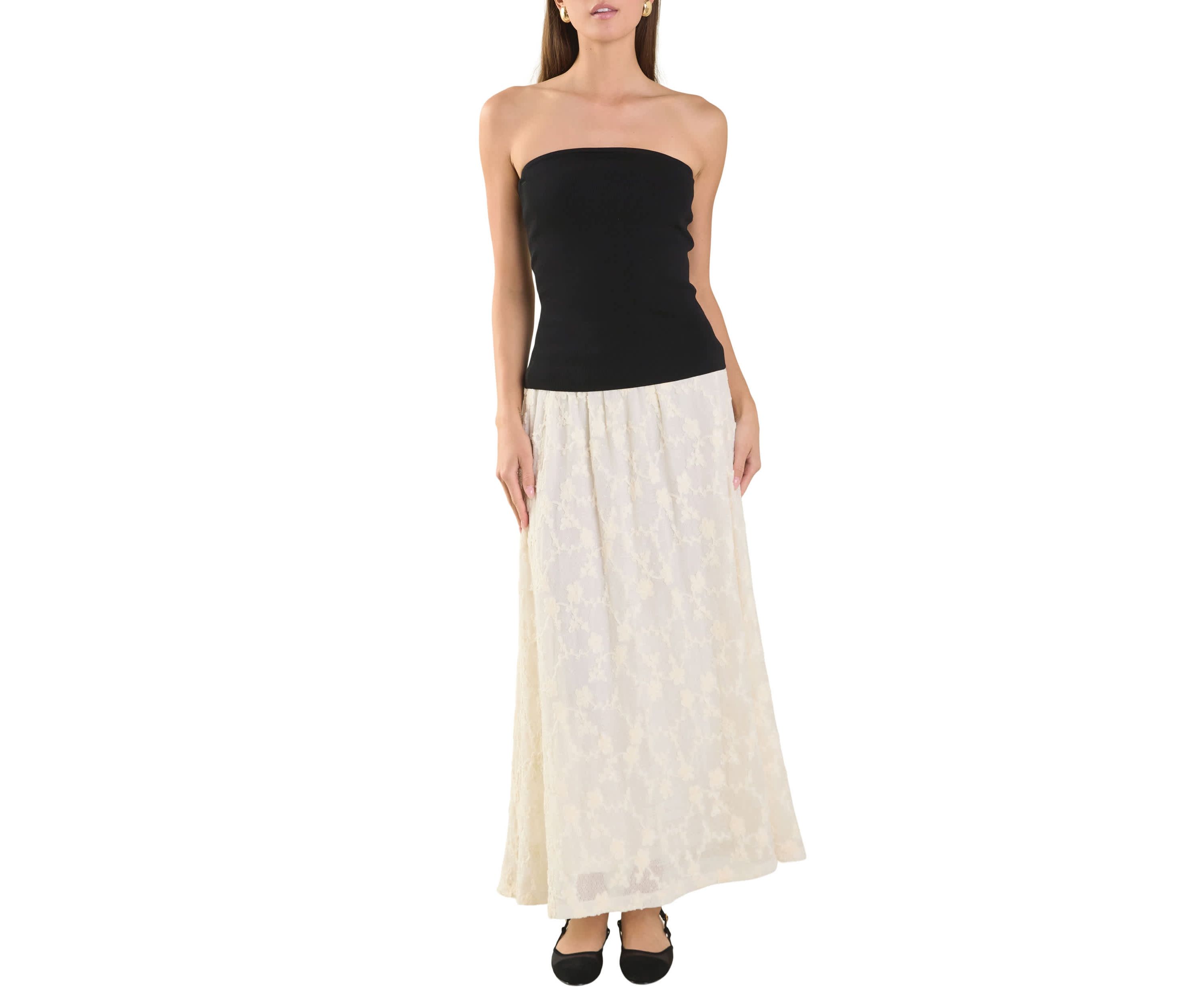 Strapless Knit Top
