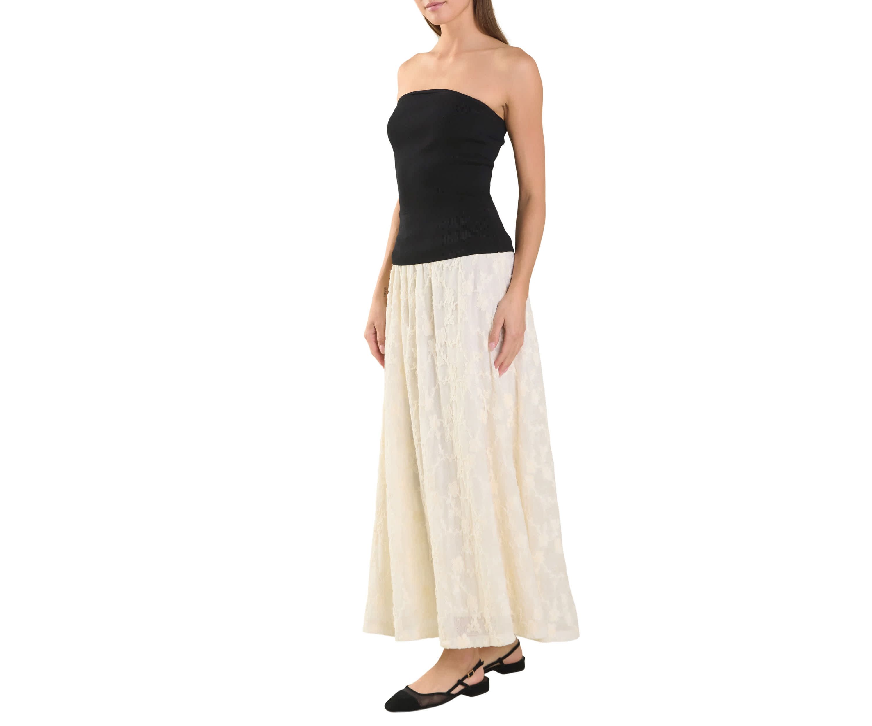 Strapless Knit Top
