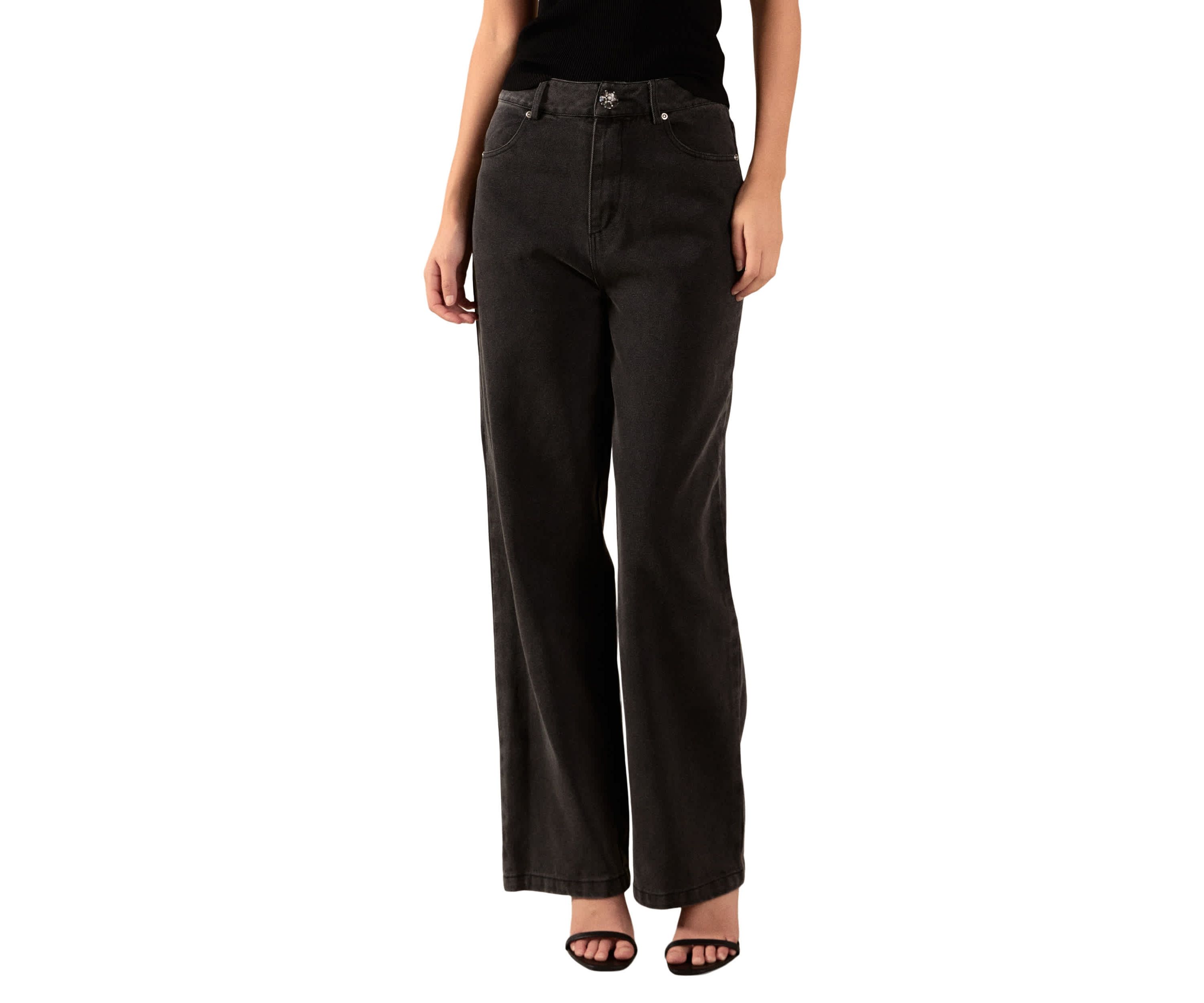 Wide Leg High Waisted Jeans
