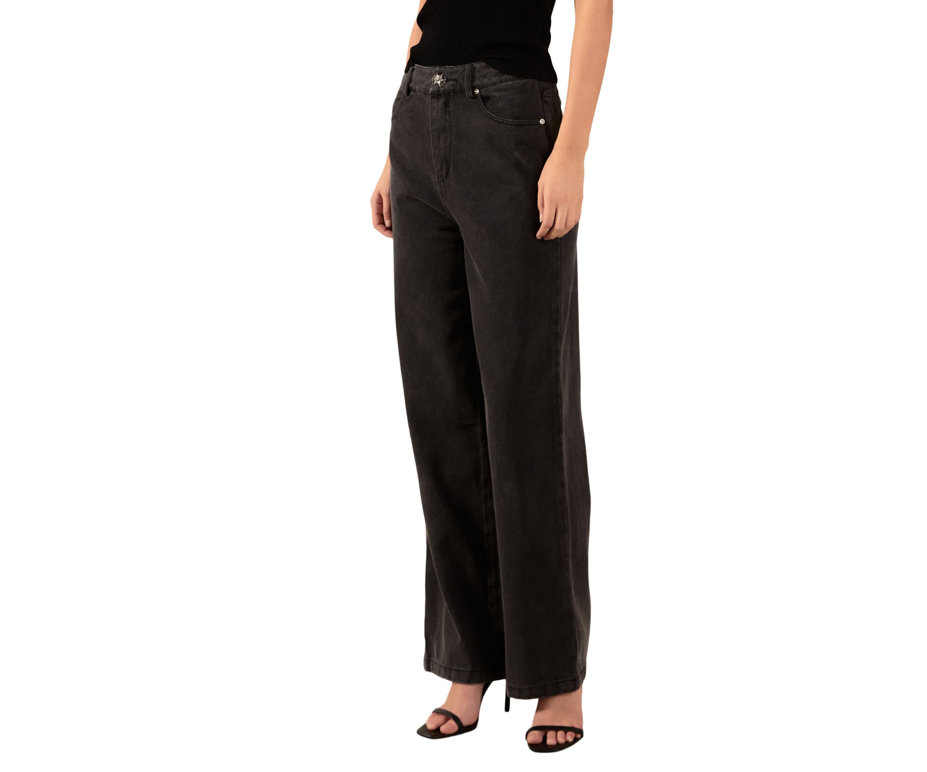 Wide Leg High Waisted Jeans