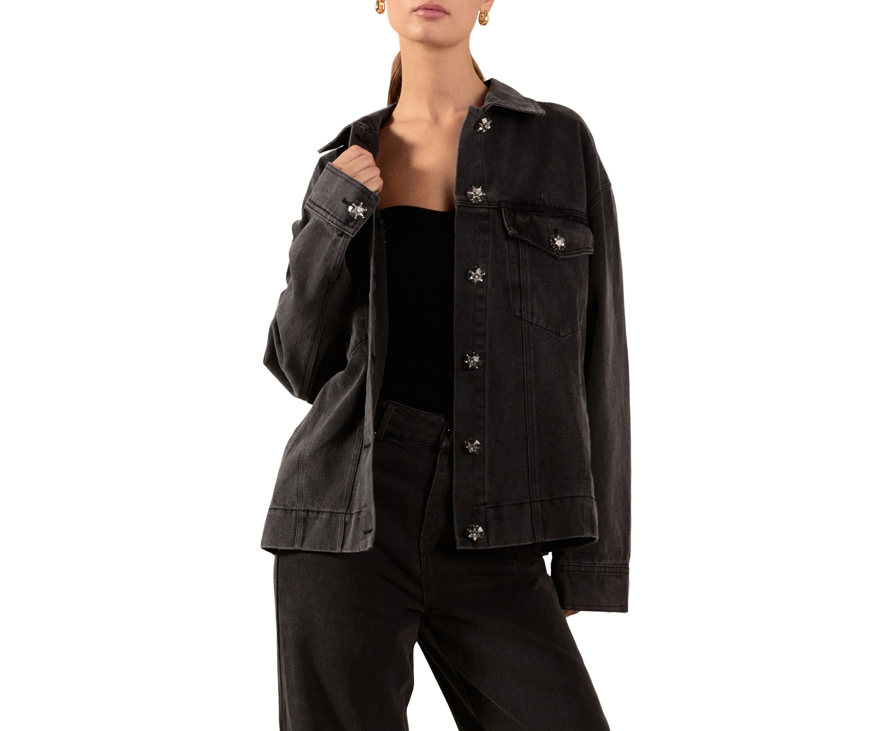Denim Jacket with Pockets