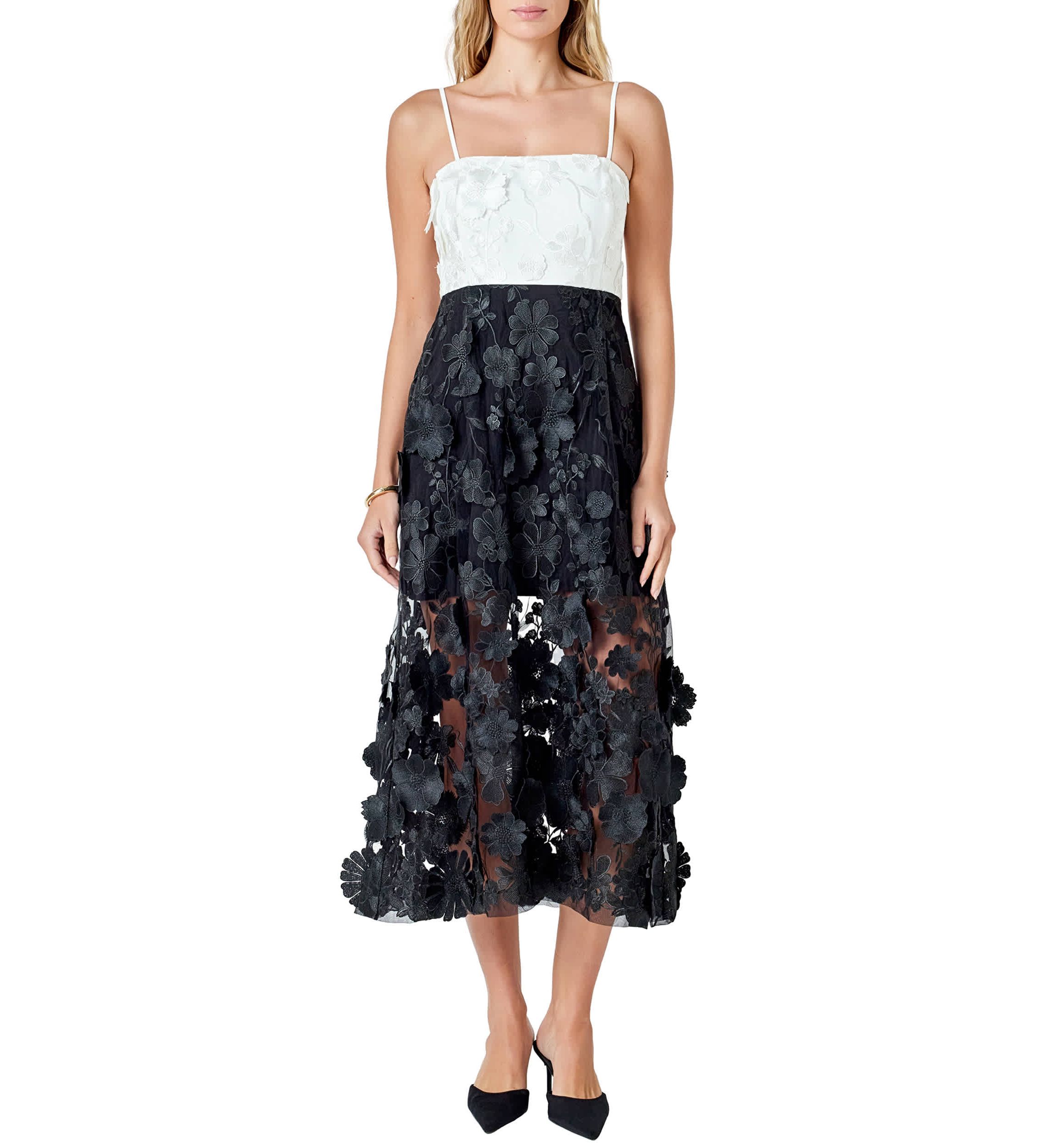 navy blue with pink dress A Line Strapless Floral Printed Prom Dresses Navy Blue Beaded Quinceanera Dress APD3402